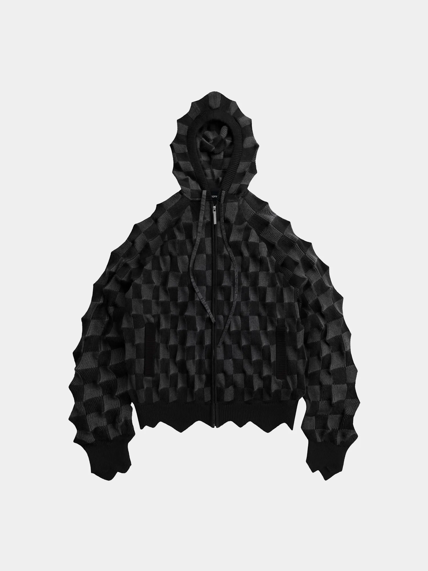 Зип-худи MADFRENZY Spiked Zip-Up Chess