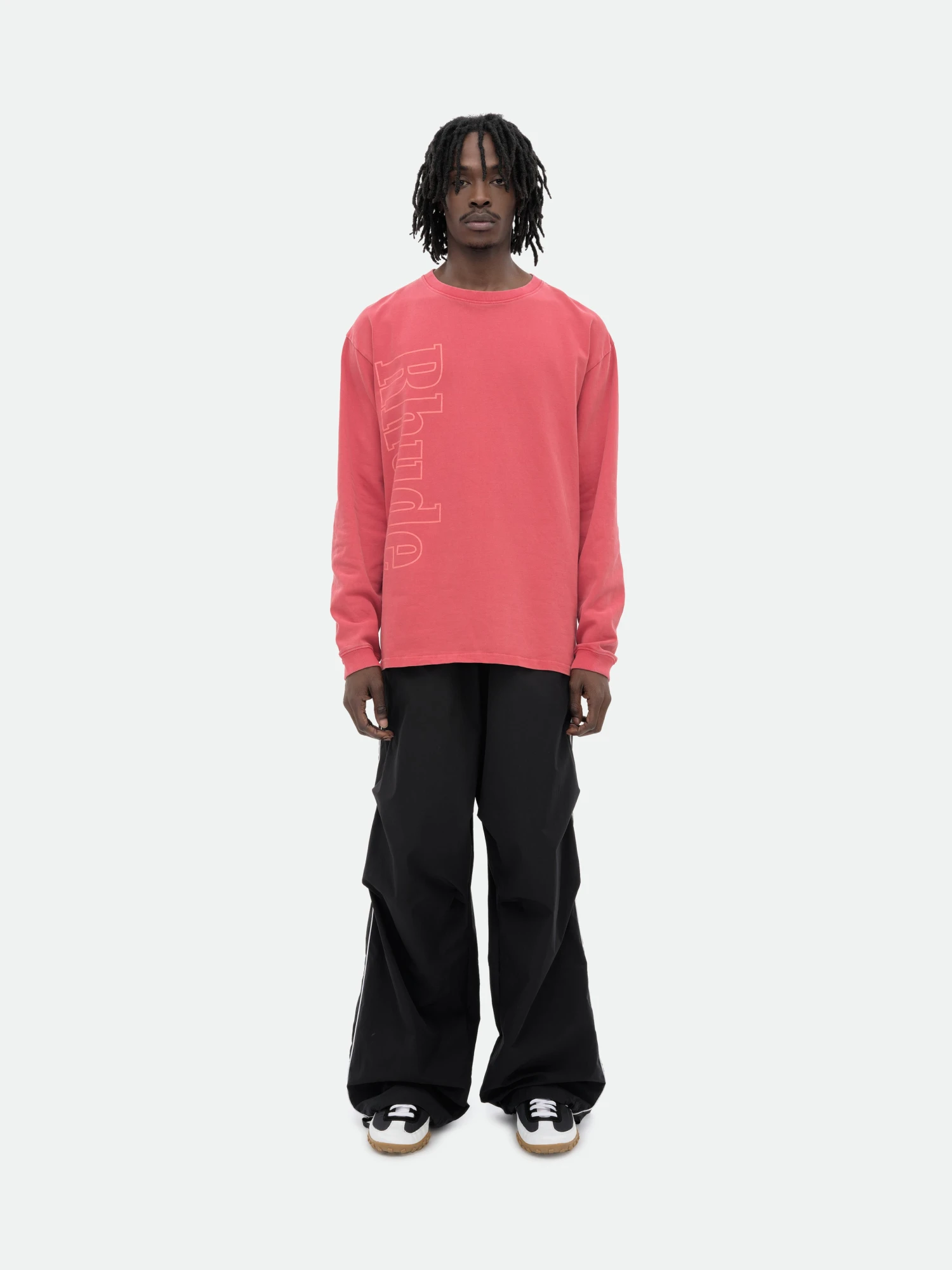 Лонгслив RHUDE Logo Ls Vtg Red