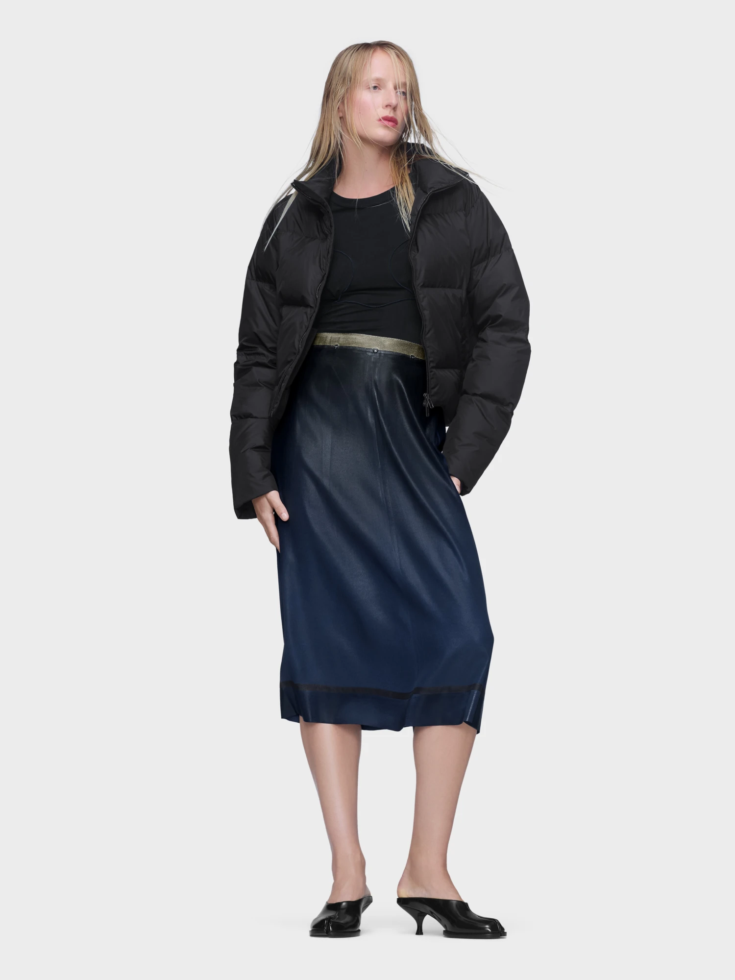 Женский лонгслив Maison Margiela Graphic Lines Black