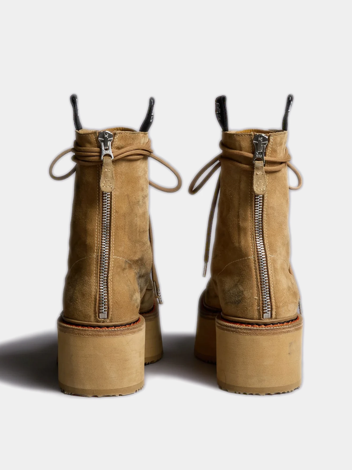 Женские ботинки R13 Double Stack Boots Khaki