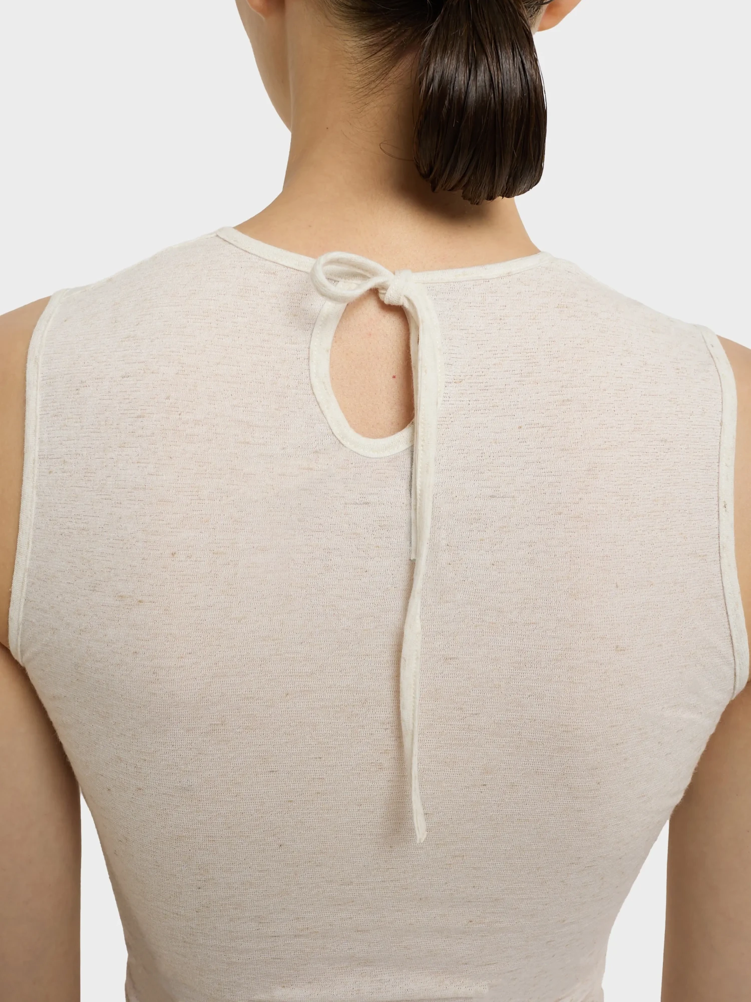 Женский топ J.KIM Flower Tank Cream
