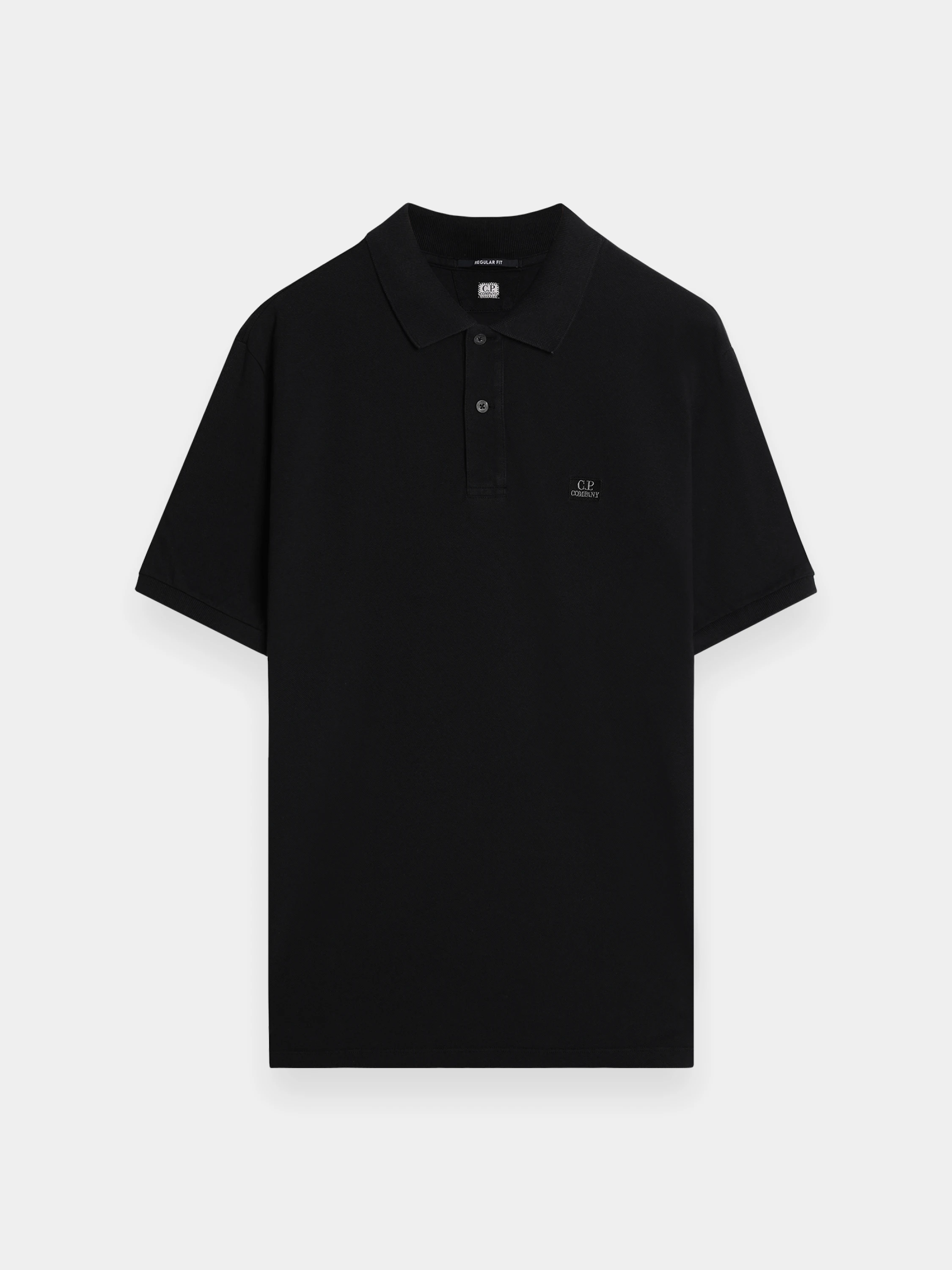 Поло C.P. Company  24/1 Piquet Resist Dyed Black
