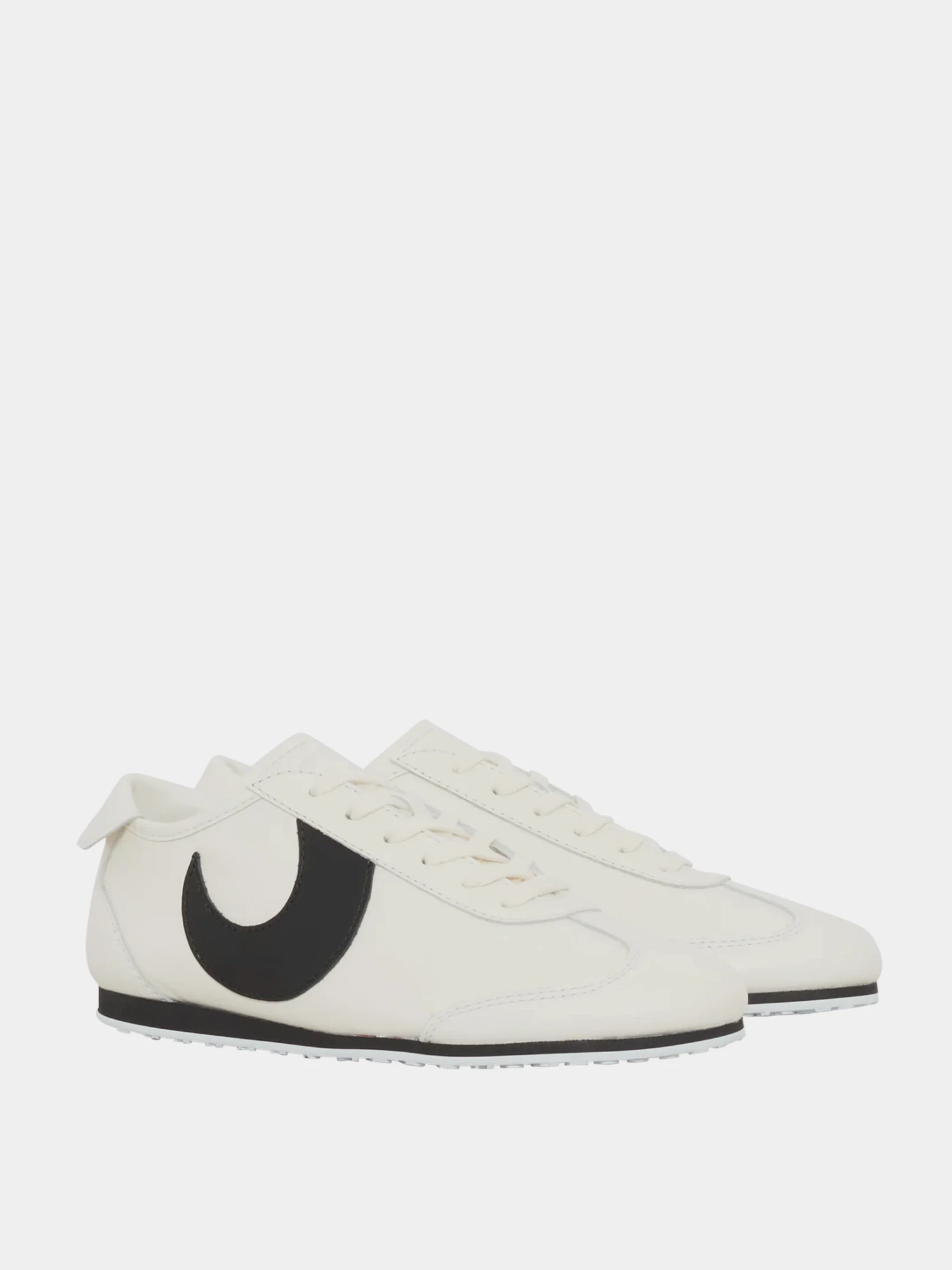 Женские кроссовки Marine Serre Matte Leather MS Astra Off White