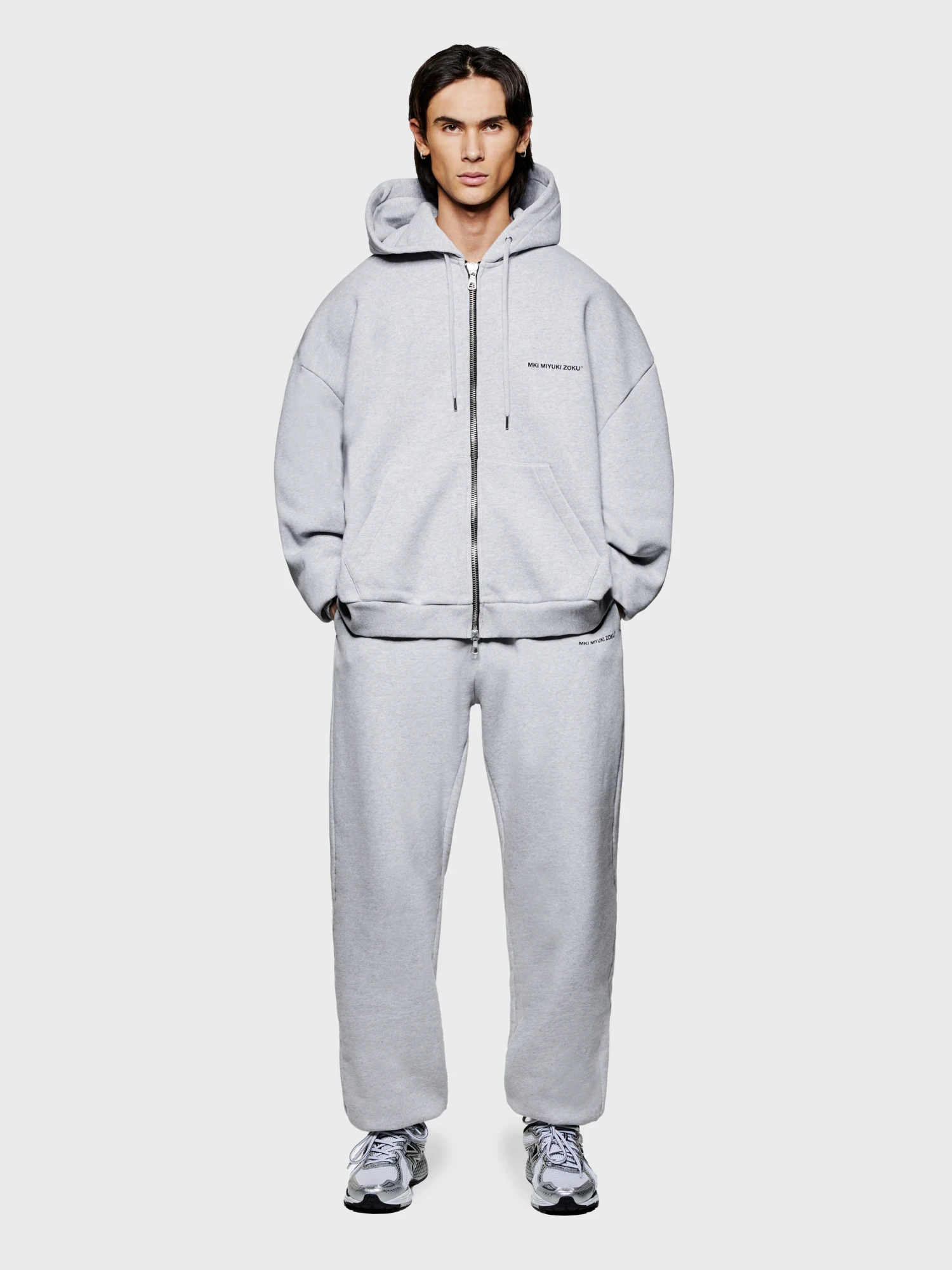 Зип-худи MKI MIYUKI ZOKU Uniform Zip Hoody Grey
