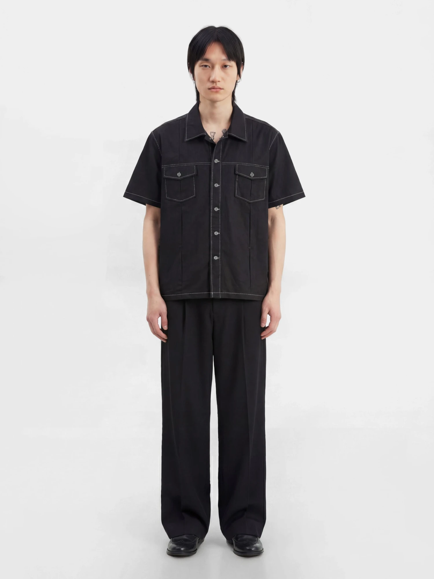 Рубашка lorenz Uniform Shirt Black
