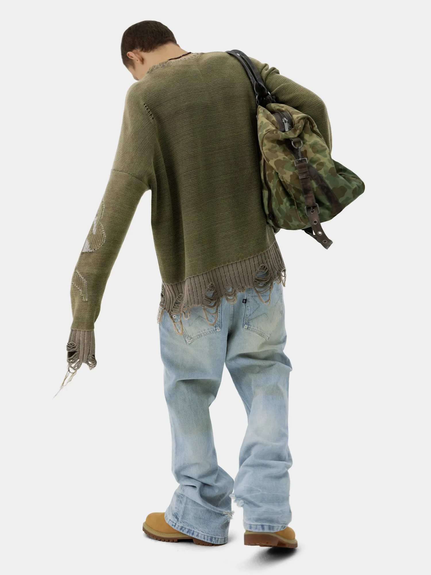 Свитер MADFRENZY CORTEX Grunge Khaki