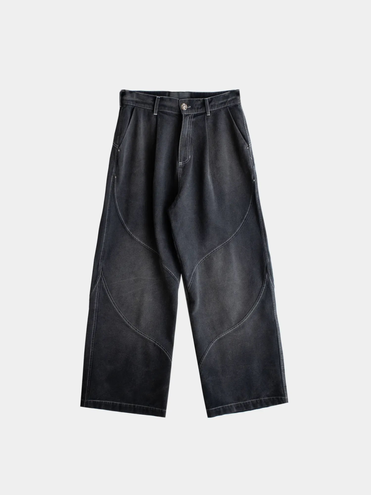 Джинсы Jungles Jungles Sun Bleached Slant Washed Black