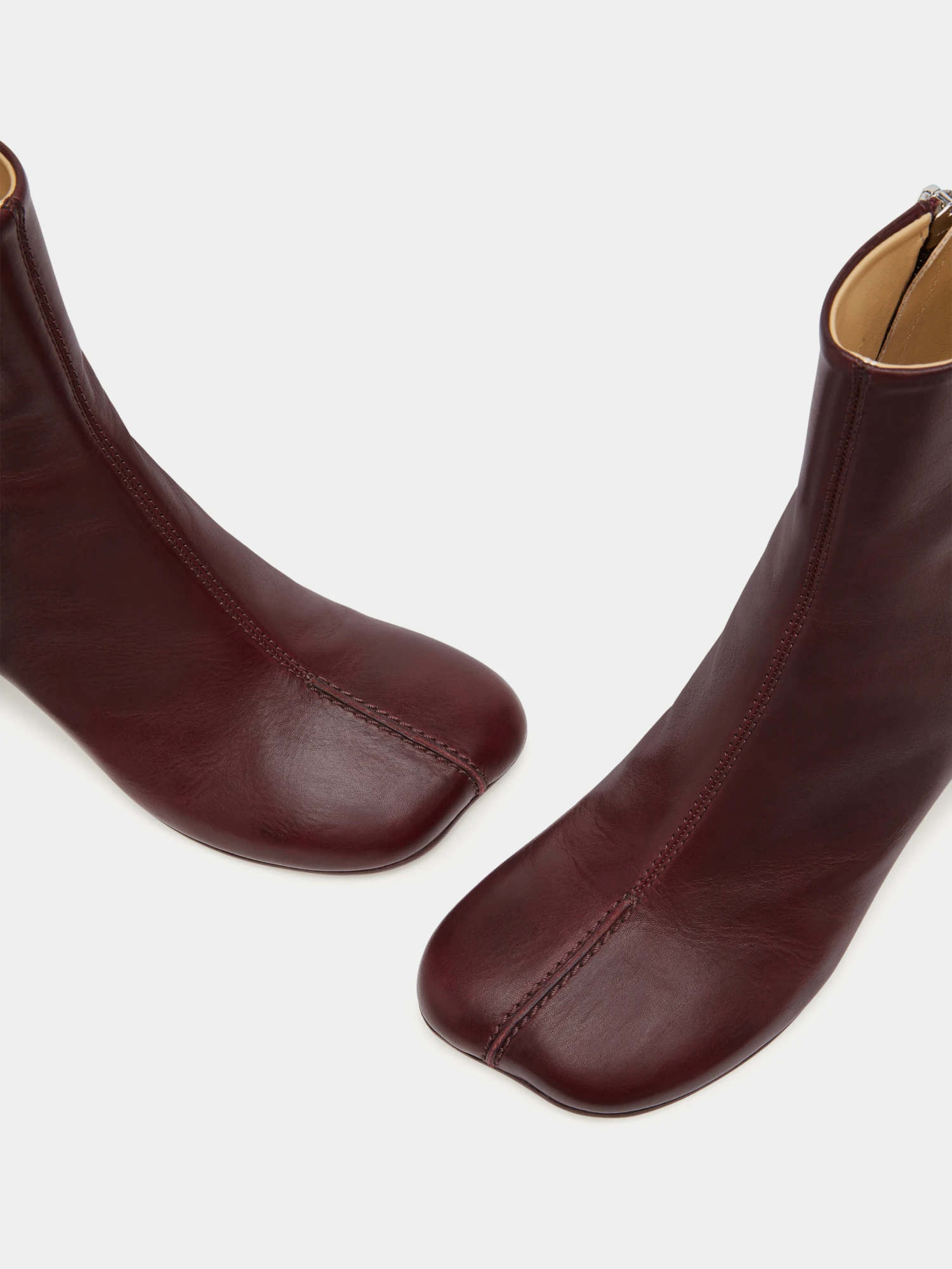 Женские ботильоны MM6 Maison Margiela Anatomic Brown