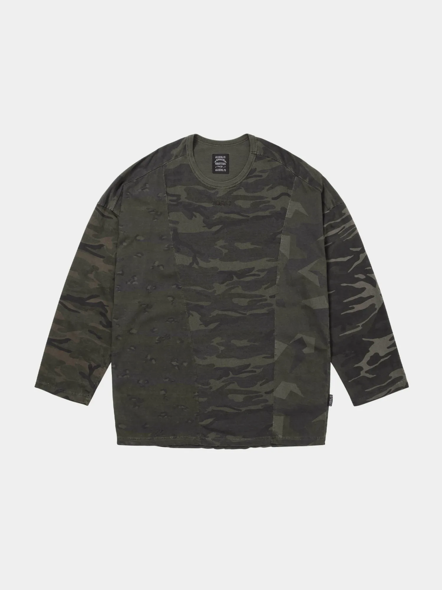 Лонгслив AJOBYAJO Camouflage Leopard Mixed Charcoal