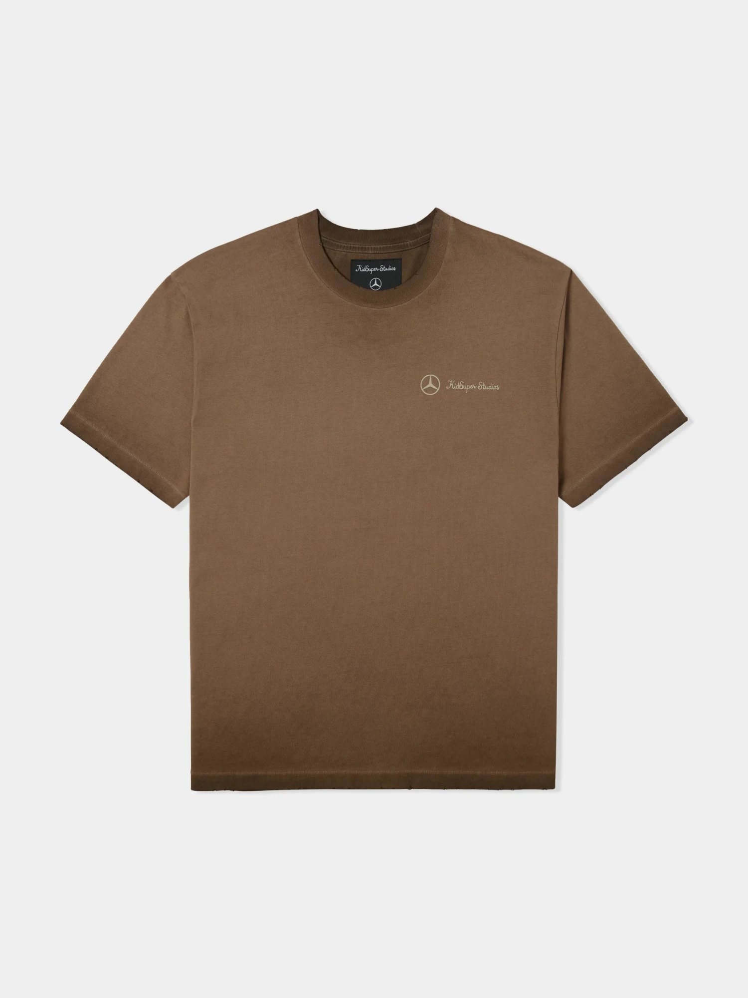 Футболка KidSuper X Mercedes Benz Washed Brown