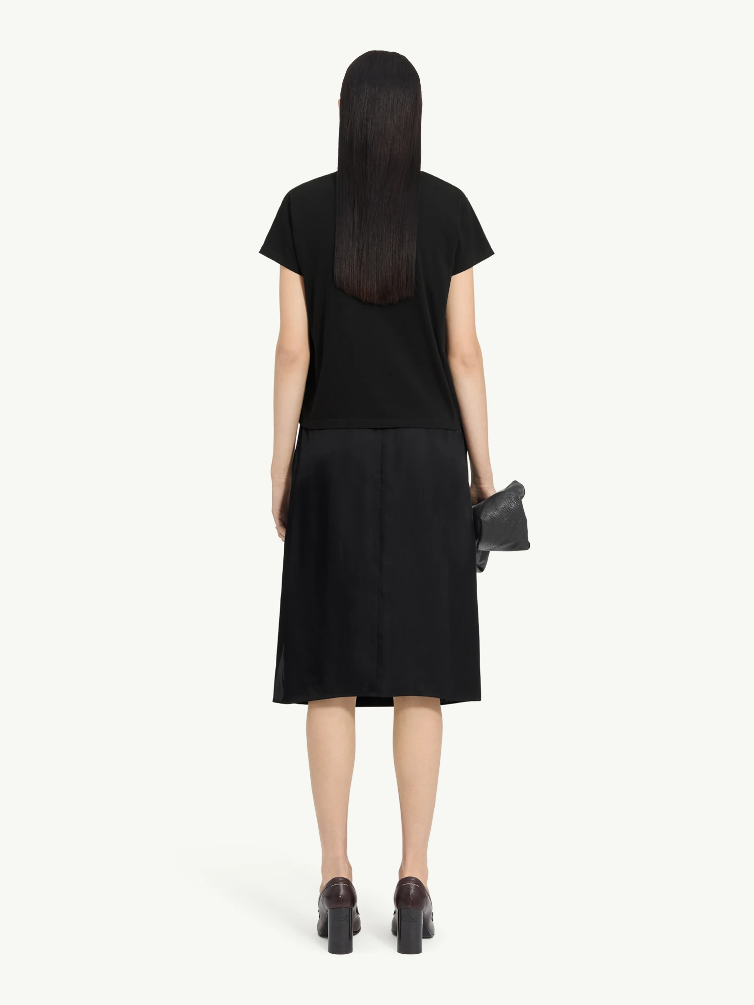 Женская футболка MM6 Maison Margiela Logo Tee Black