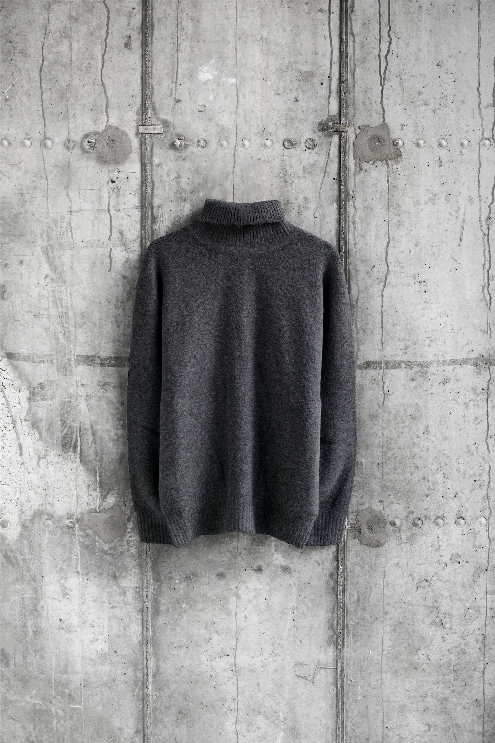 Свитер Uniform Bridge Fisherman Turtle Neck Charcoal