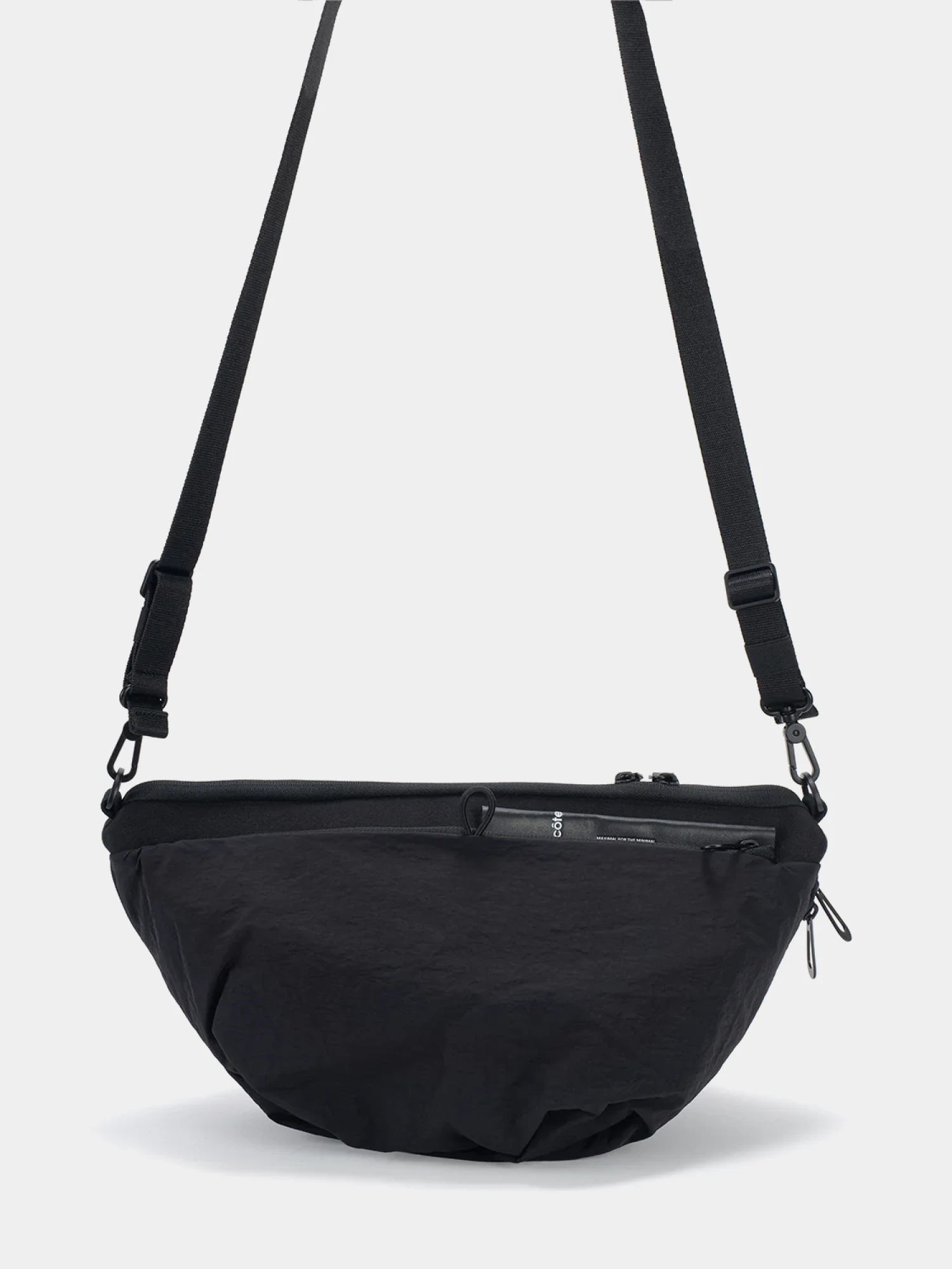 Сумка COTE&CIEL Orne Smooth Black & Sage Green