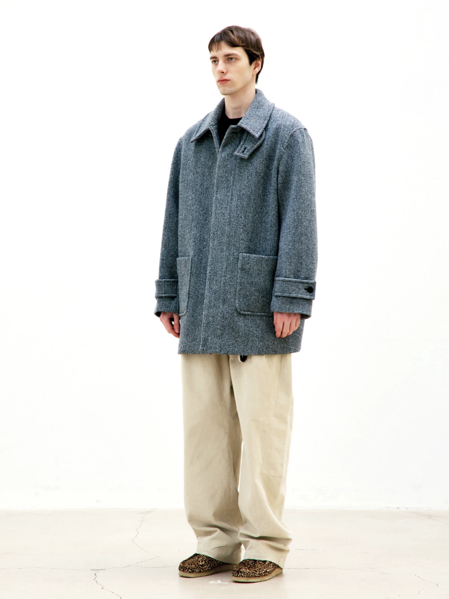 Полупальто COOR Herringbone Half Coat