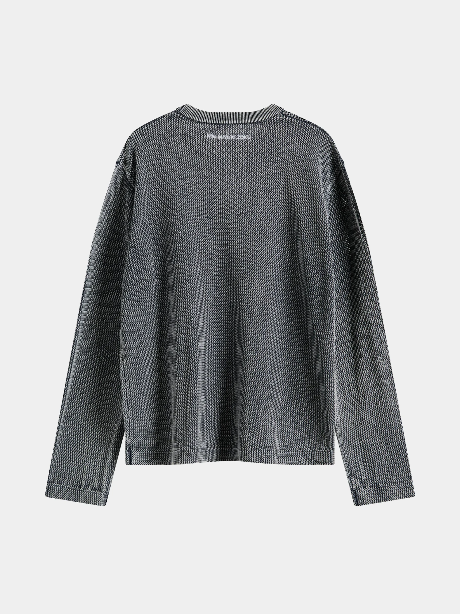 Лонгслив MKI MIYUKI ZOKU Pigment Black Loose Gauge L/S