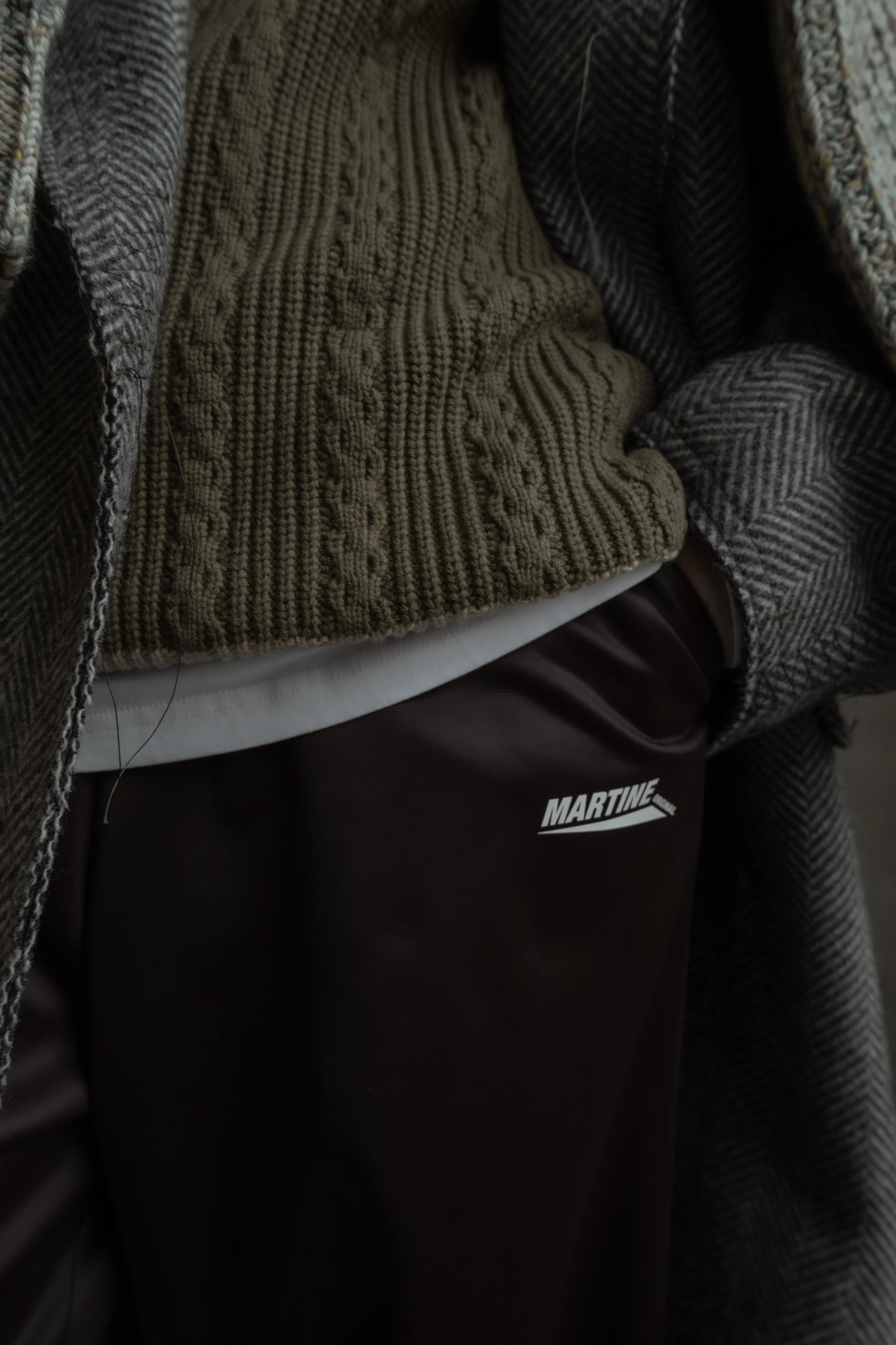 Брюки Martine Rose Oversized Trackpant Brown