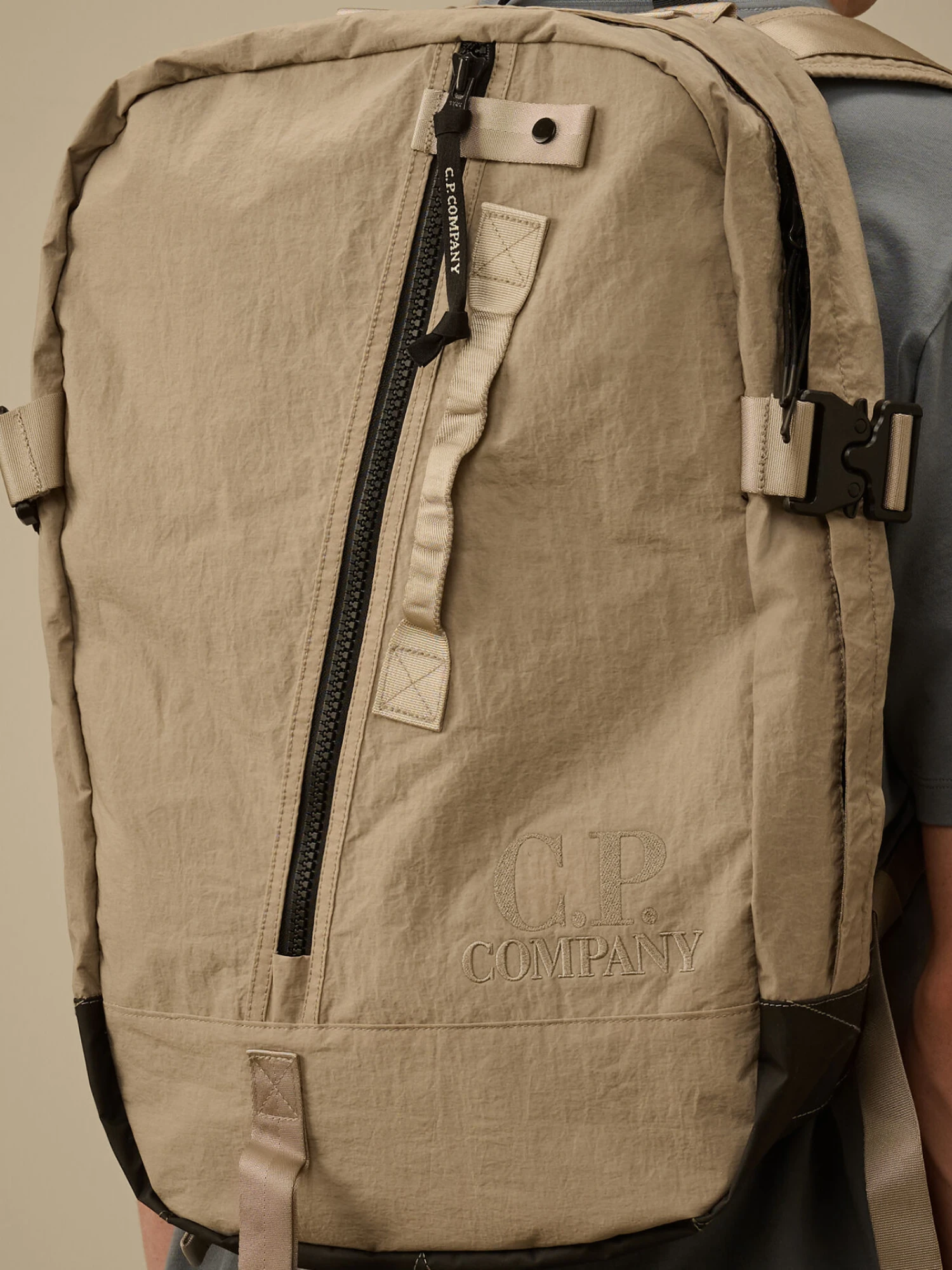 Рюкзак C.P. Company Plain Paper Touch Travel Vintage Khaki