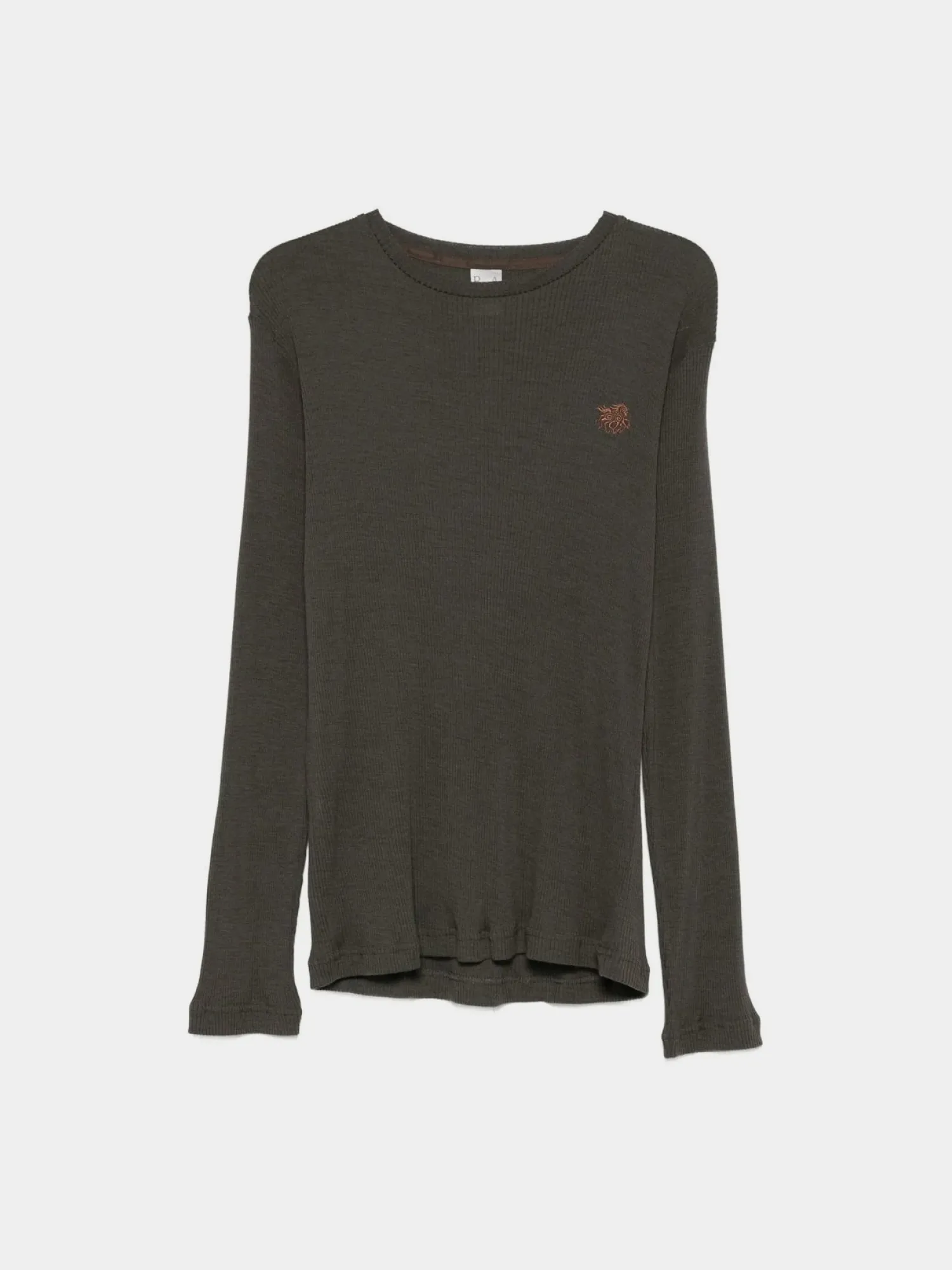 Лонгслив RANRA Rift Rib Black Coffee