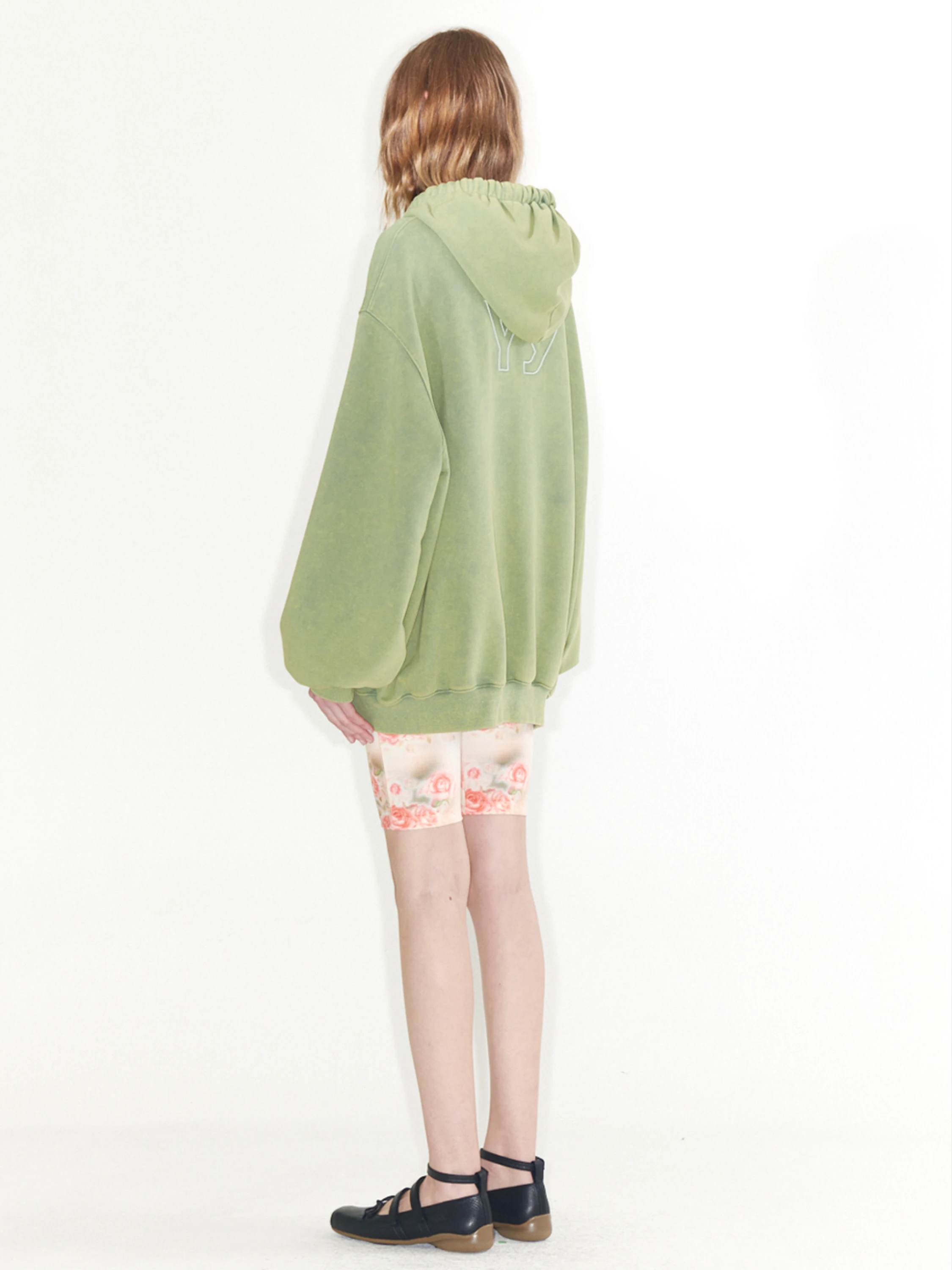 Худи OPEN YY Wide Box Hoodie Green
