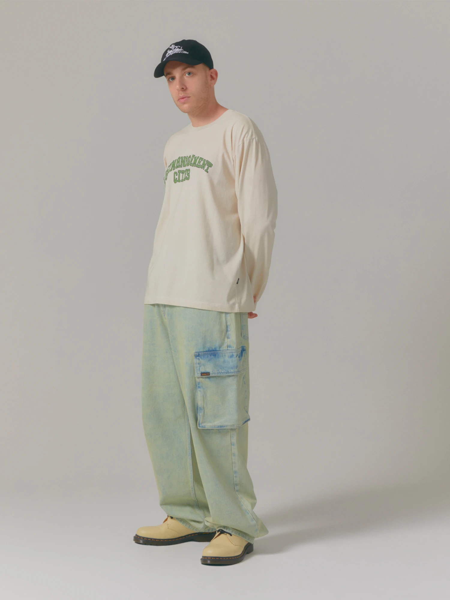 Лонгслив LMC Dyed Arch Fn Doodle Long Slv Sand