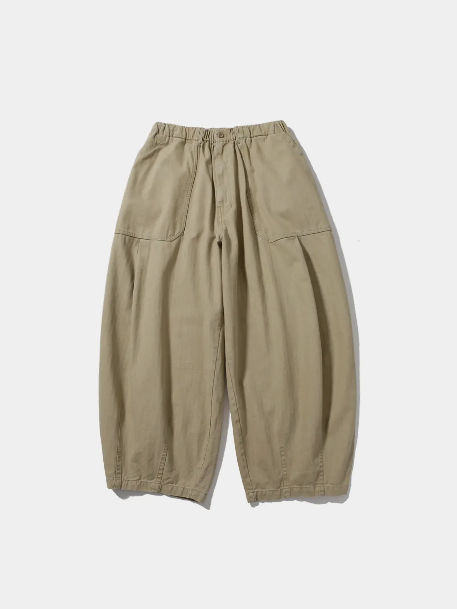 Брюки ANGLAN Fatigue Herringbone Balloon Pants Beige