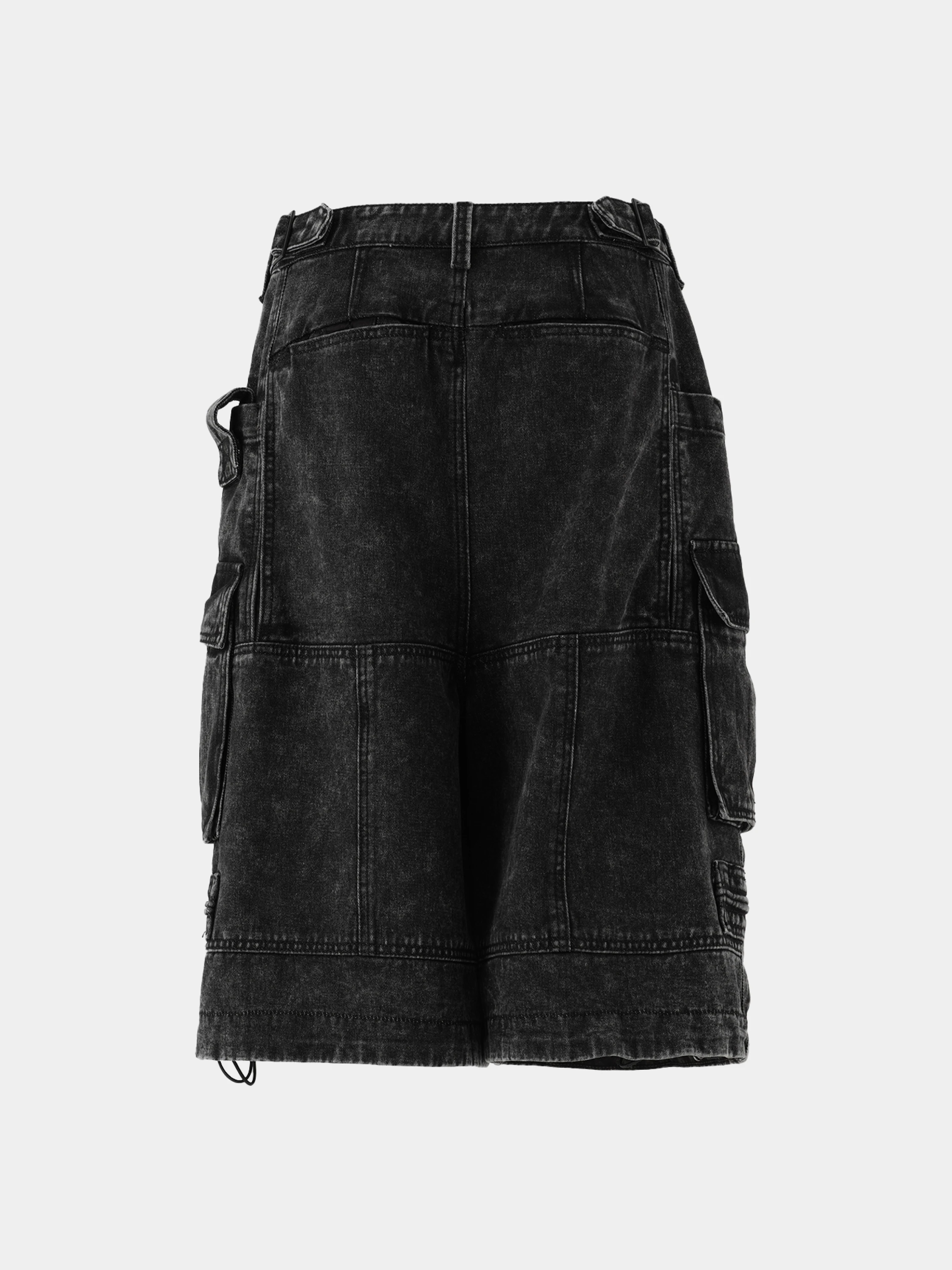 Шорты JUUN.J Panelled Denim Shorts Black