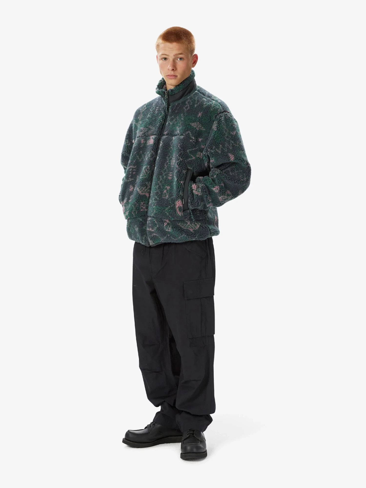 Флисовая Куртка thisisneverthat T Sherpa Fleece Navy