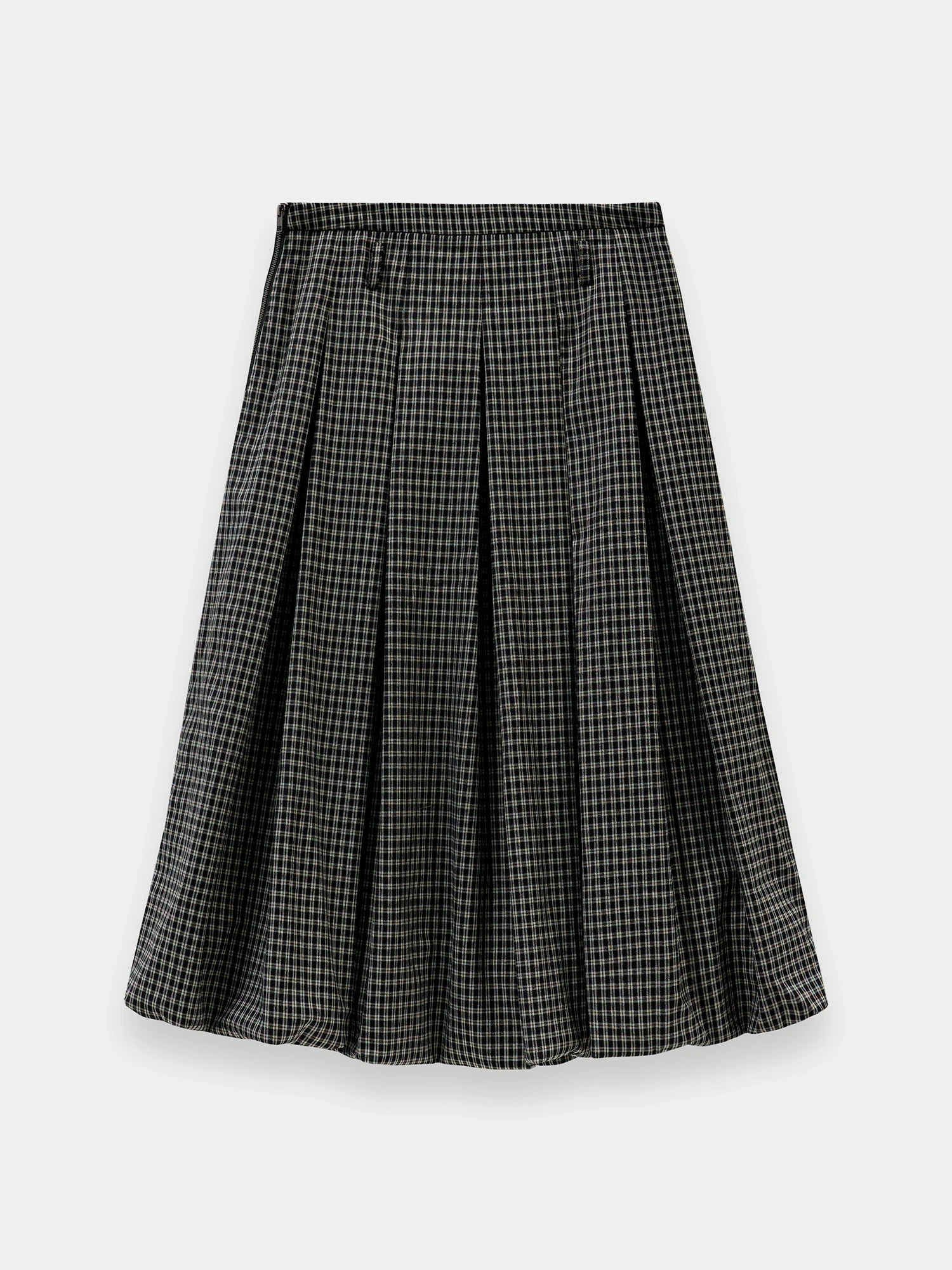 Женская юбка EPINGLER Bunnle Pleats Check Black