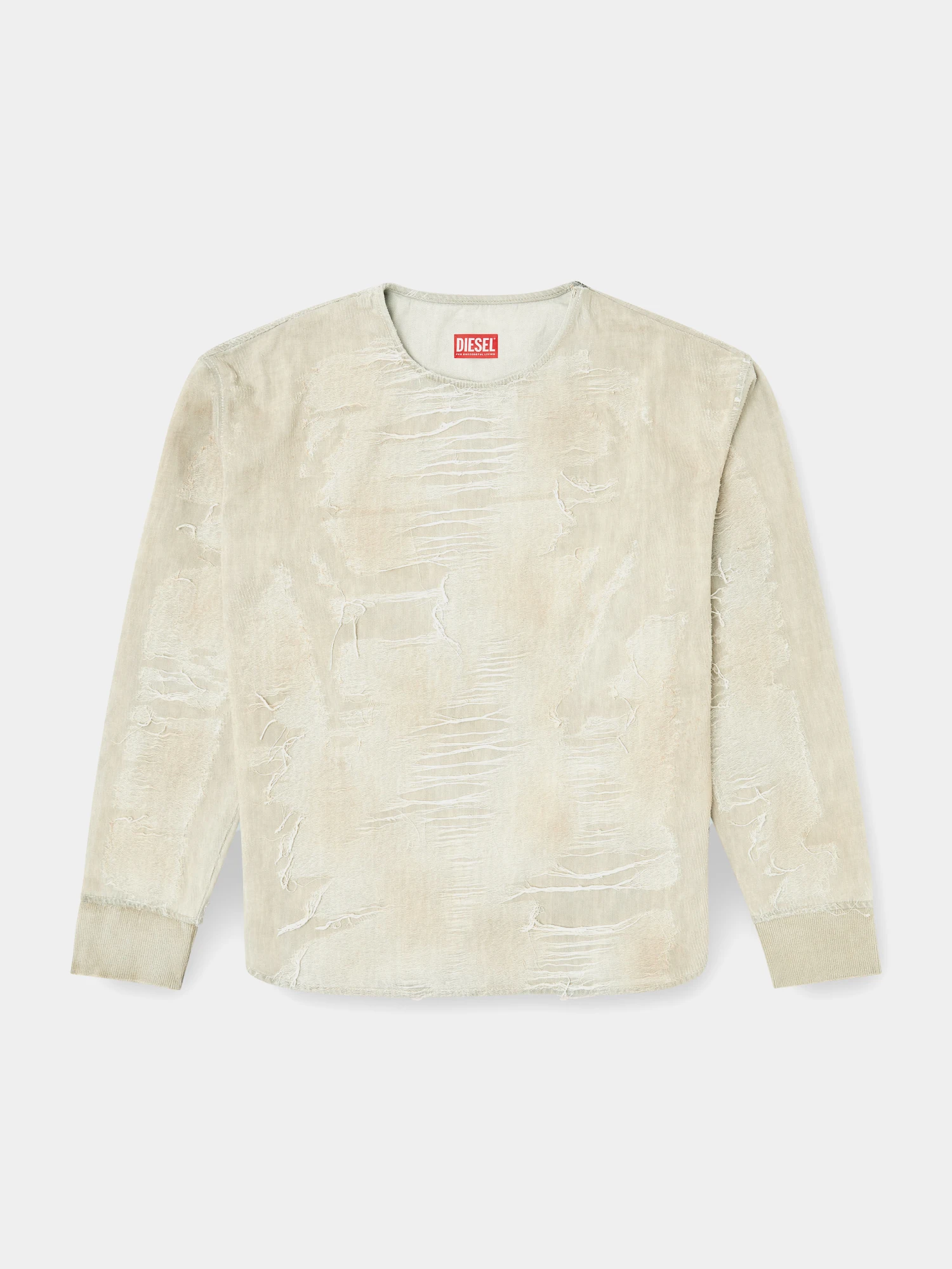 Лонгслив Diesel D-Just-Fsg1 Light Grey