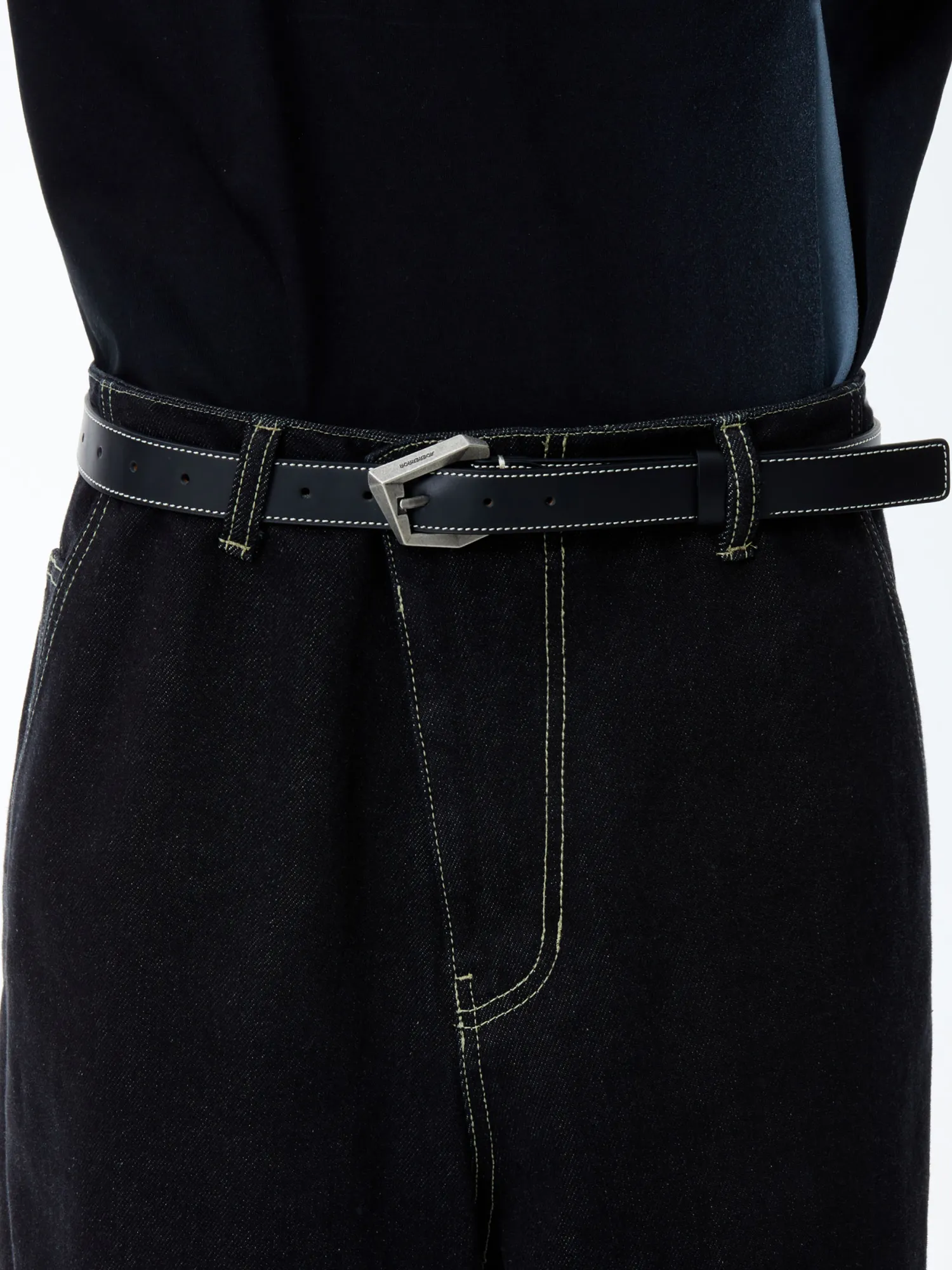 Ремень ADERERROR Keresto Buckle Belt Black