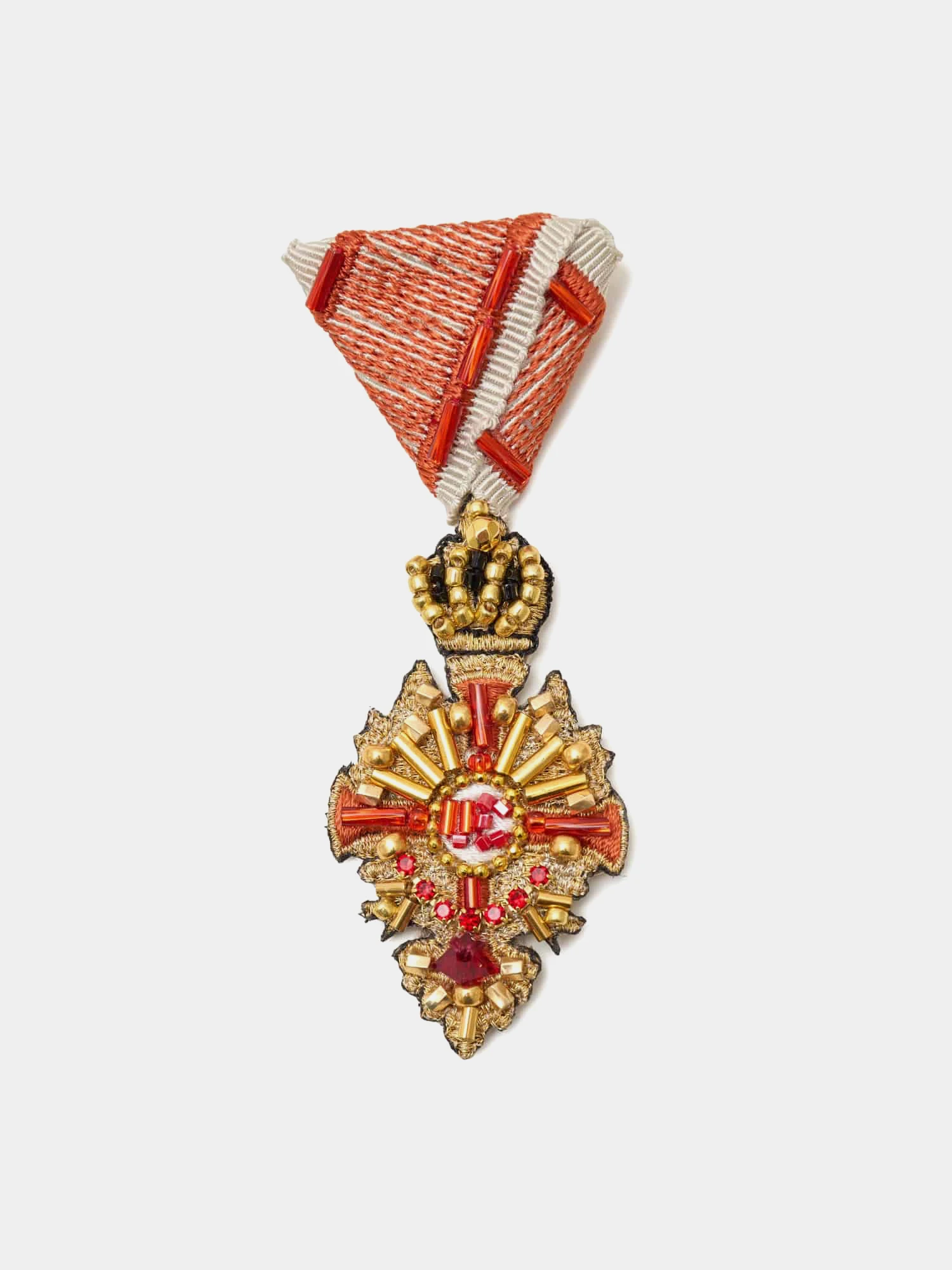 Женская брошь UNDERCOVER Crown Red