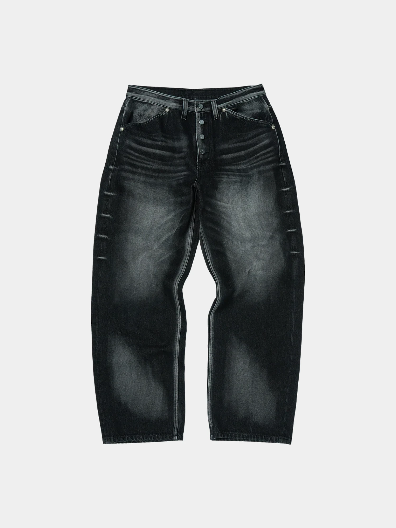 Джинсы Thug Club TC Leather Back Pocket Black