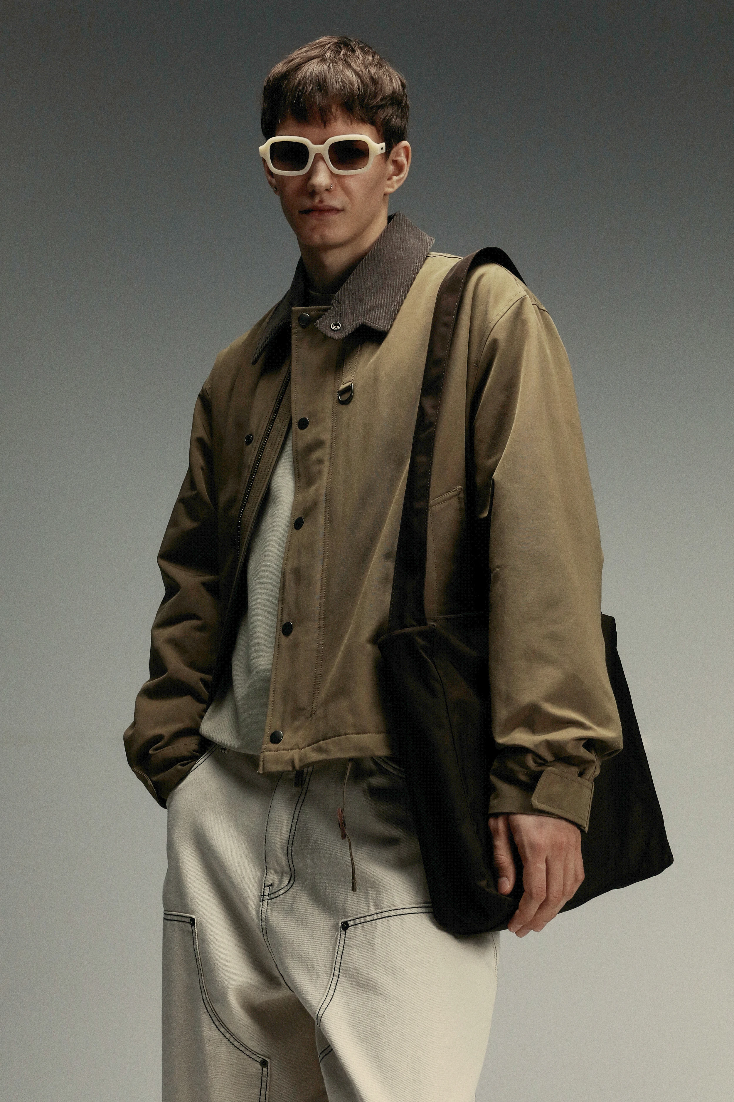 Сумка AMOMENTO Square Big Cross Bag Brown