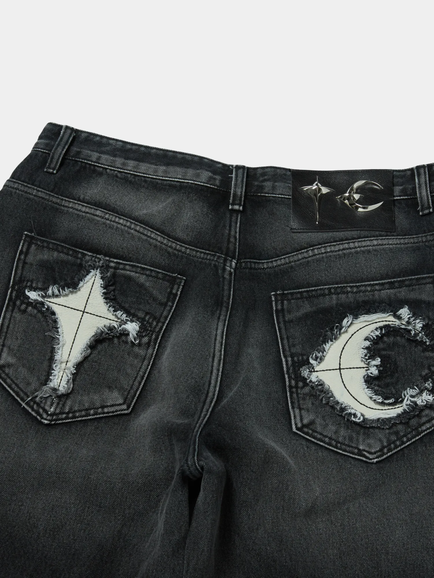 Джинсы Thug Club TC Bone Leather Black