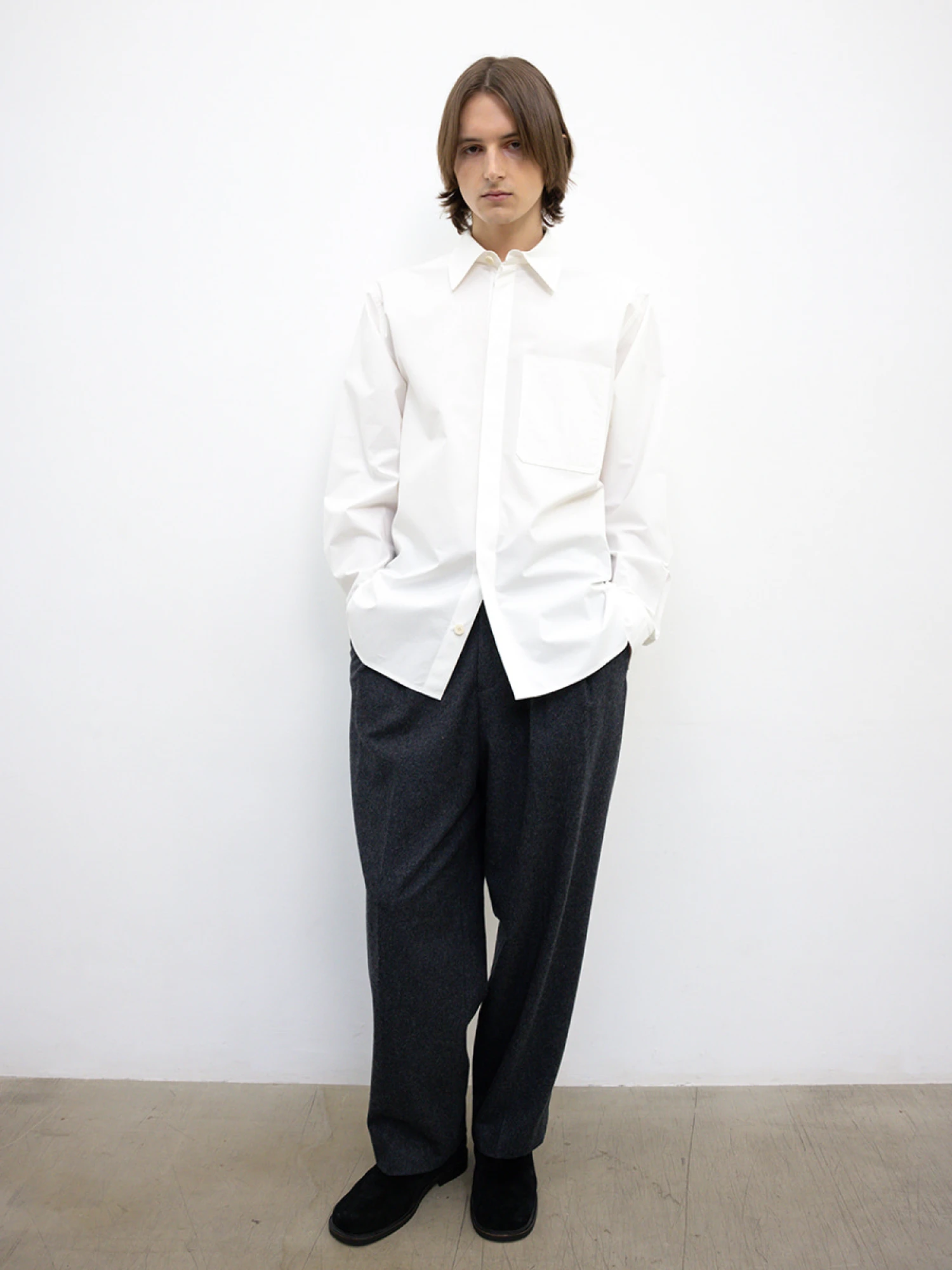 Рубашка LE17SEPTEMBRE Raglan Shirt White