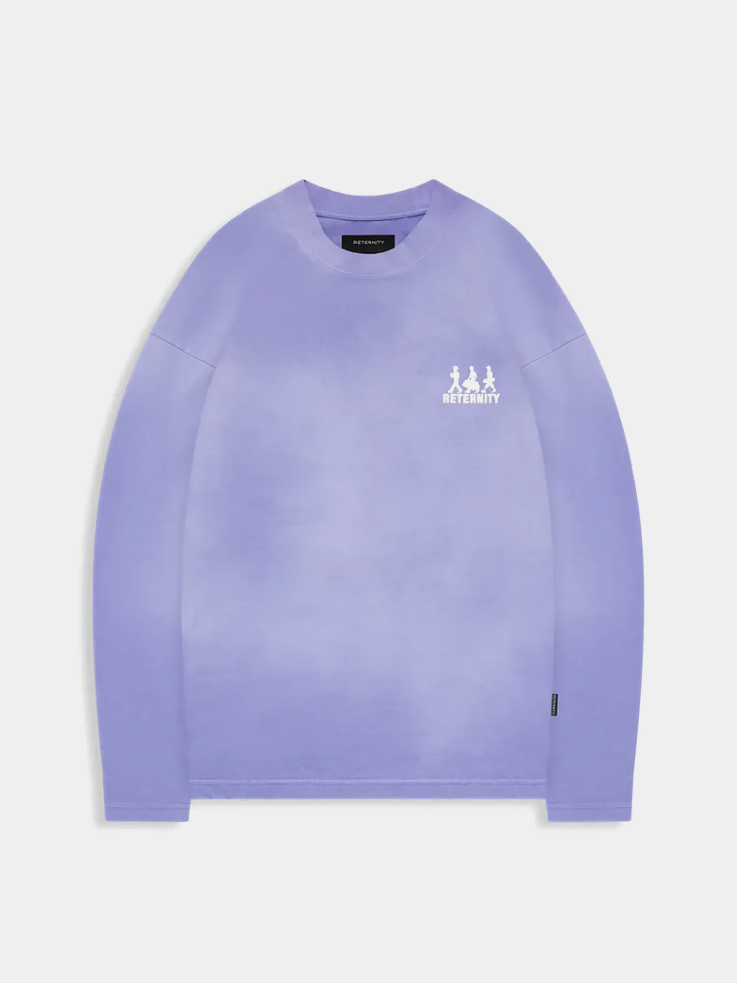 Лонгслив RETERNITY Creative Dept Logo Washed Purple