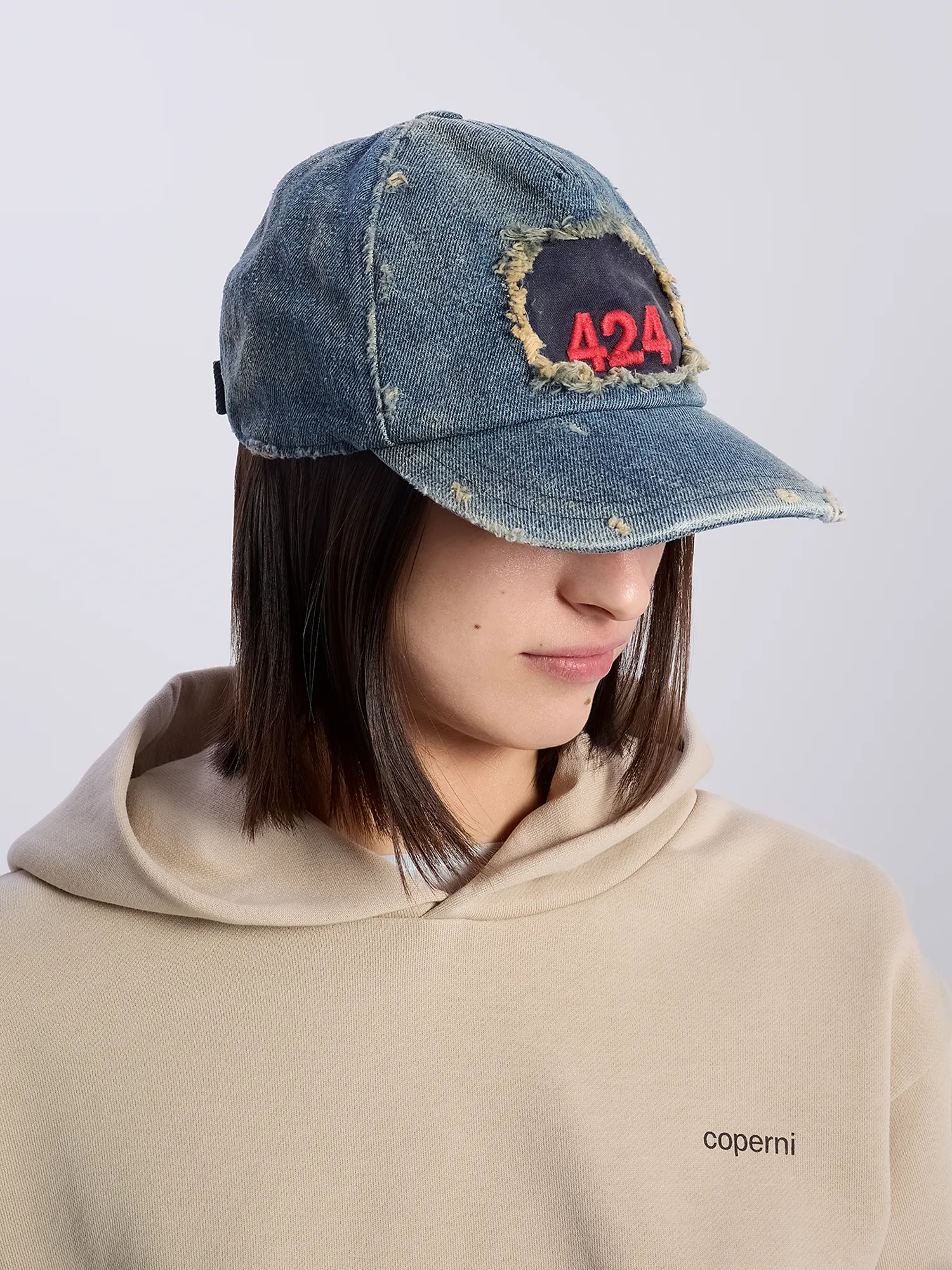 Кепка 424 Baseball Cap Washed Blue