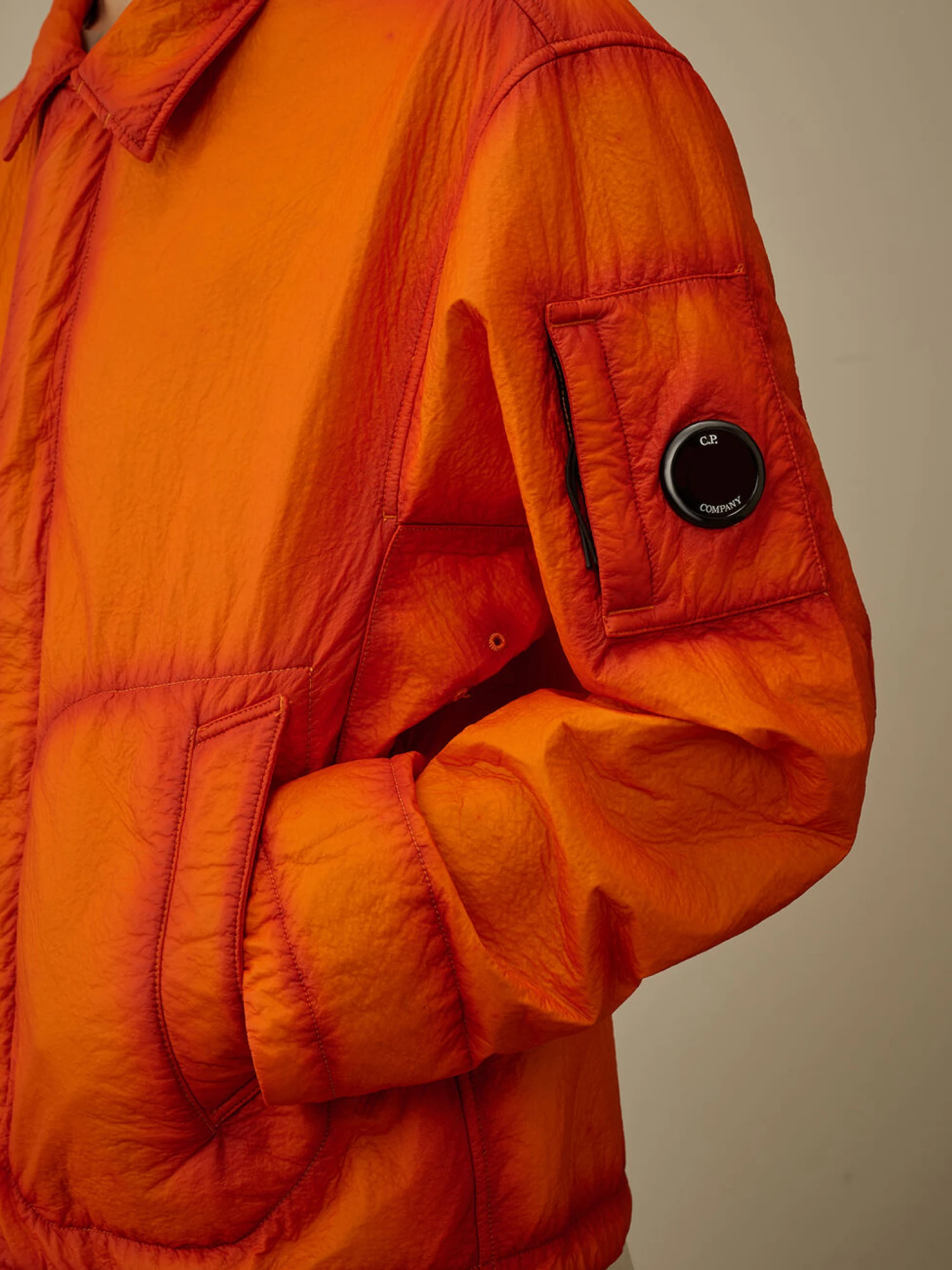 Куртка C.P. Company Feltro Bi-Film Short Russet Orange