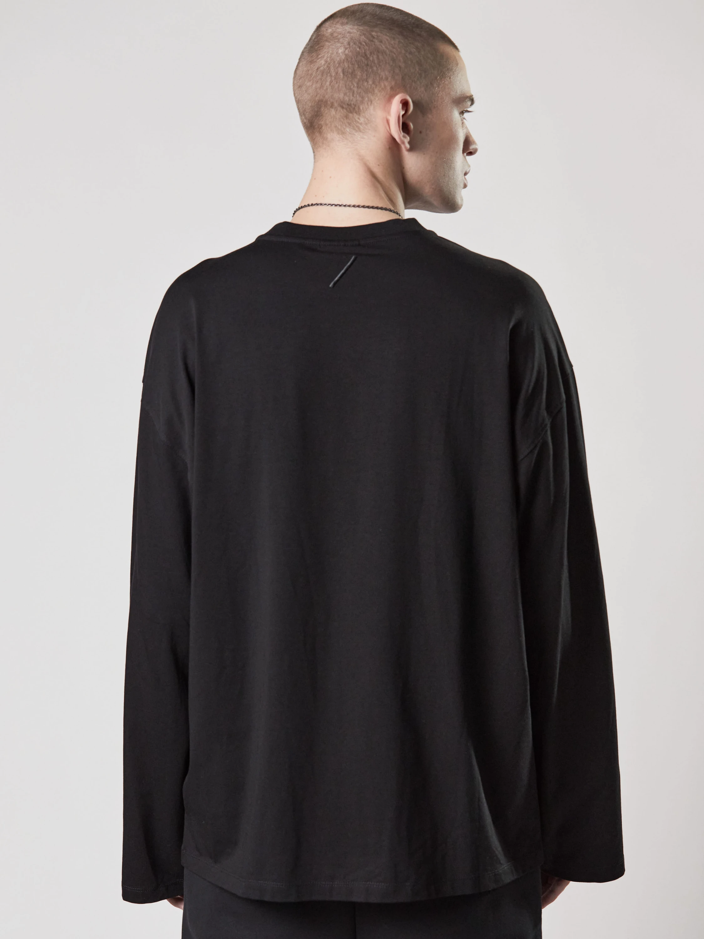 Лонгслив thom/krom M TS 824 Black