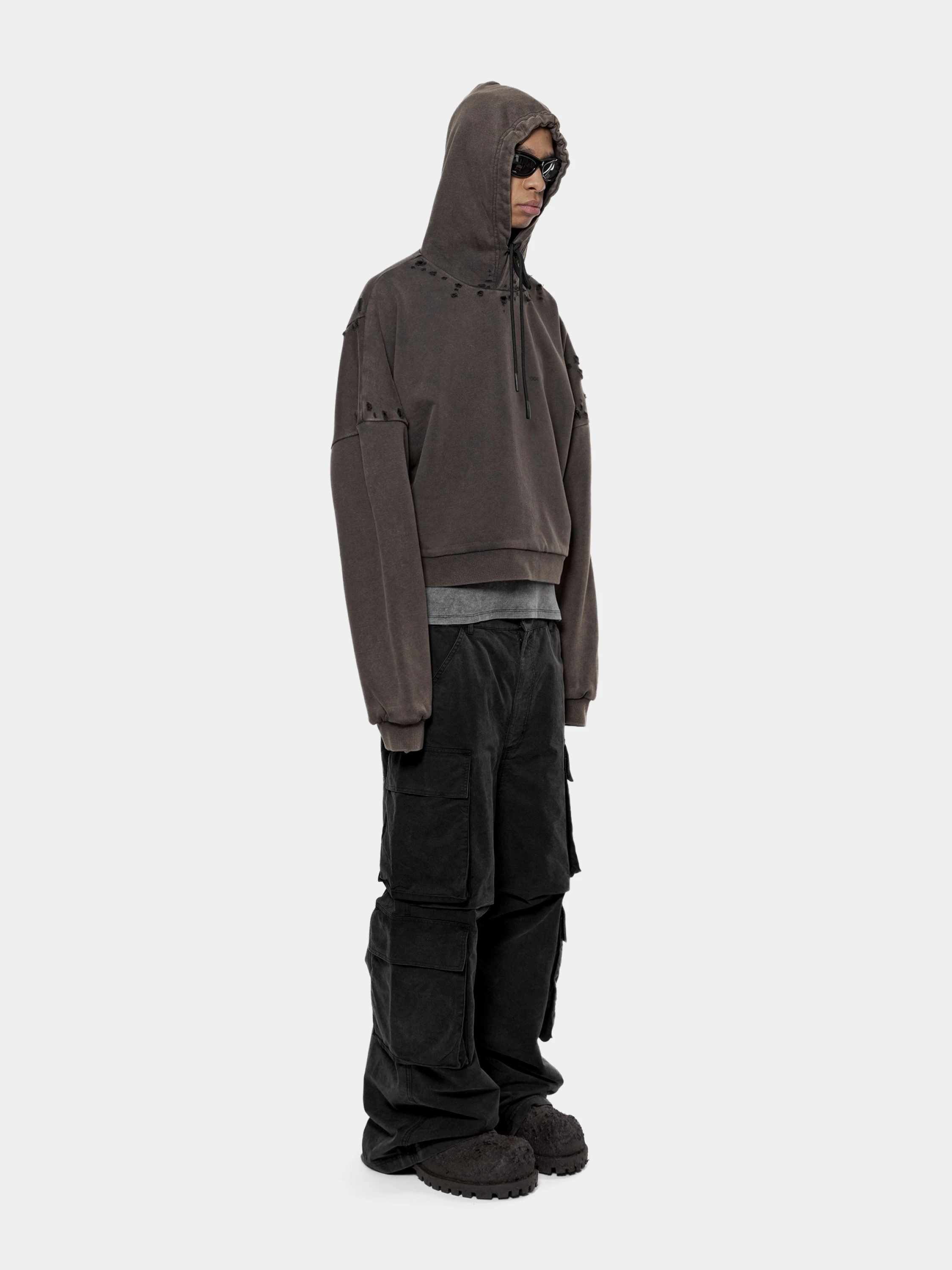 Брюки ARNODEFRANCE Rave Cargo Washed Black