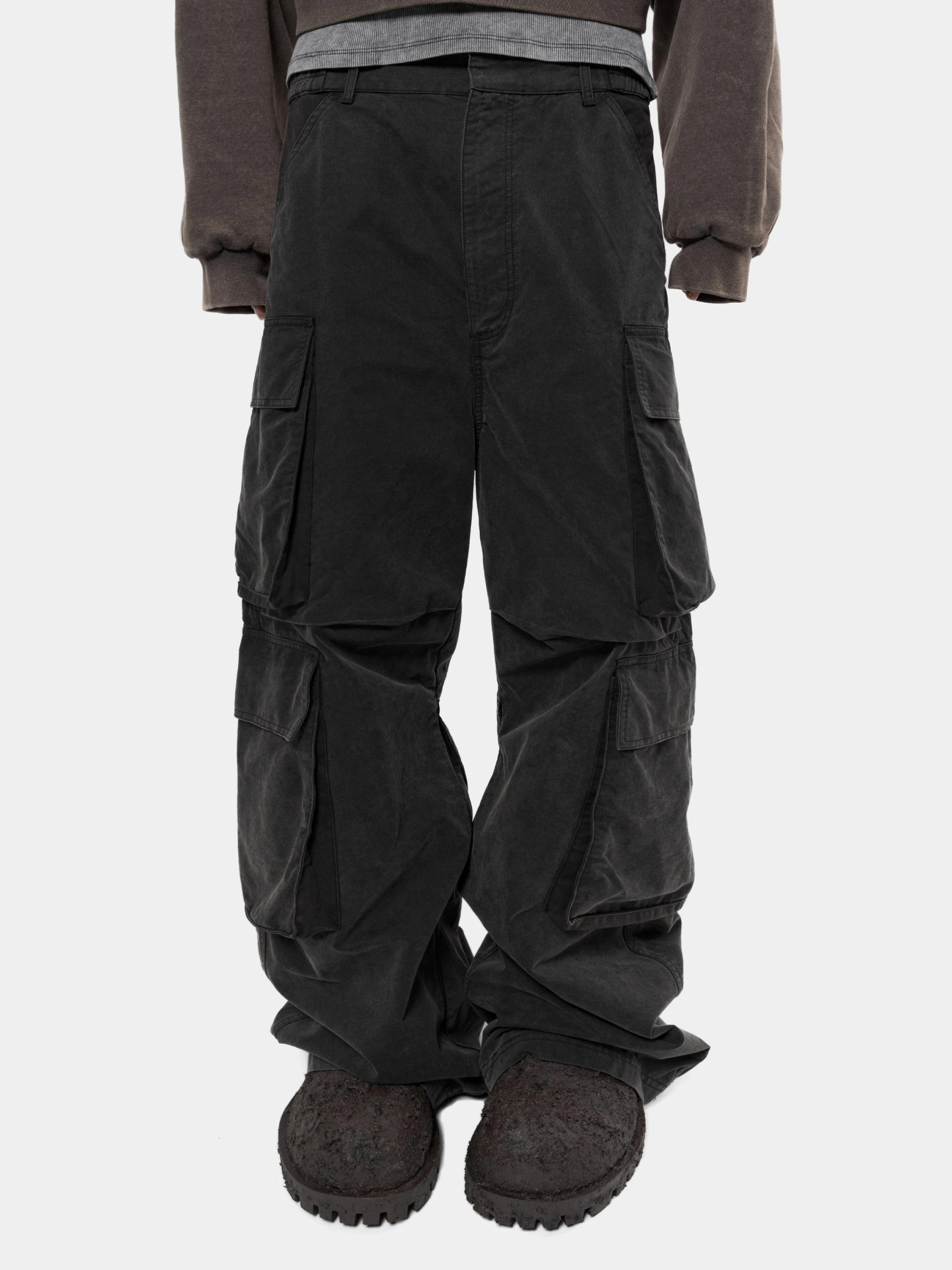 Брюки ARNODEFRANCE Rave Cargo Washed Black