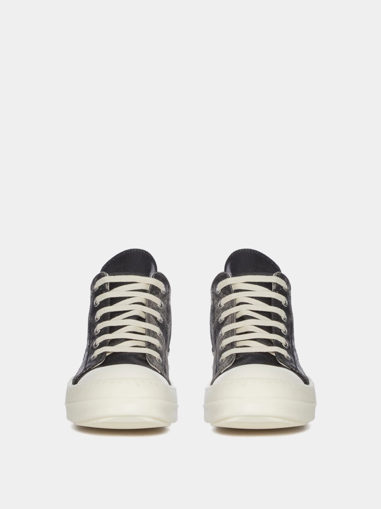 Кеды RICK OWENS DRKSHDW Concordians Low Washed Foil Black/Milk