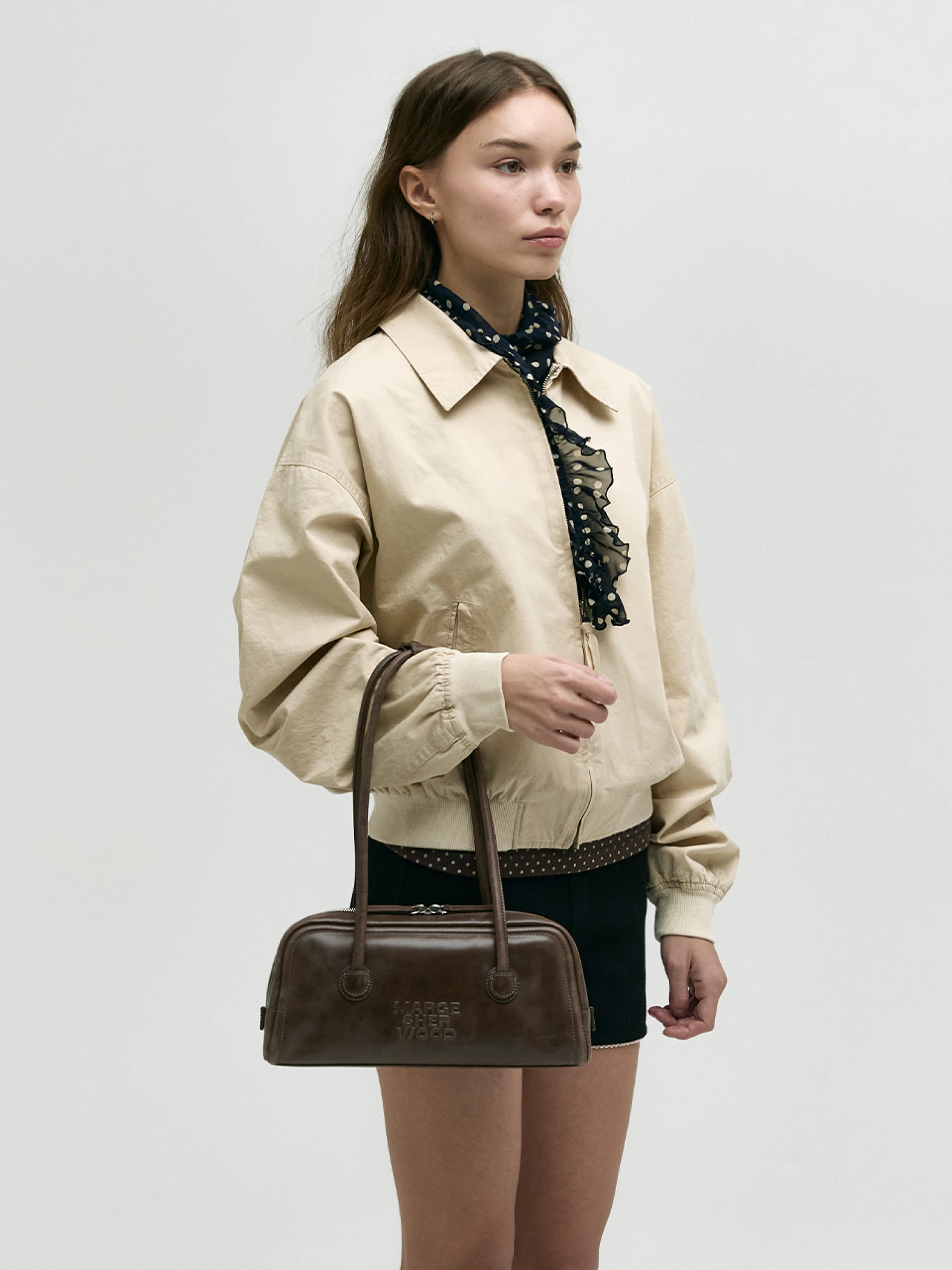 Женская сумка MARGESHERWOOD Soft Baguette Washed Brown