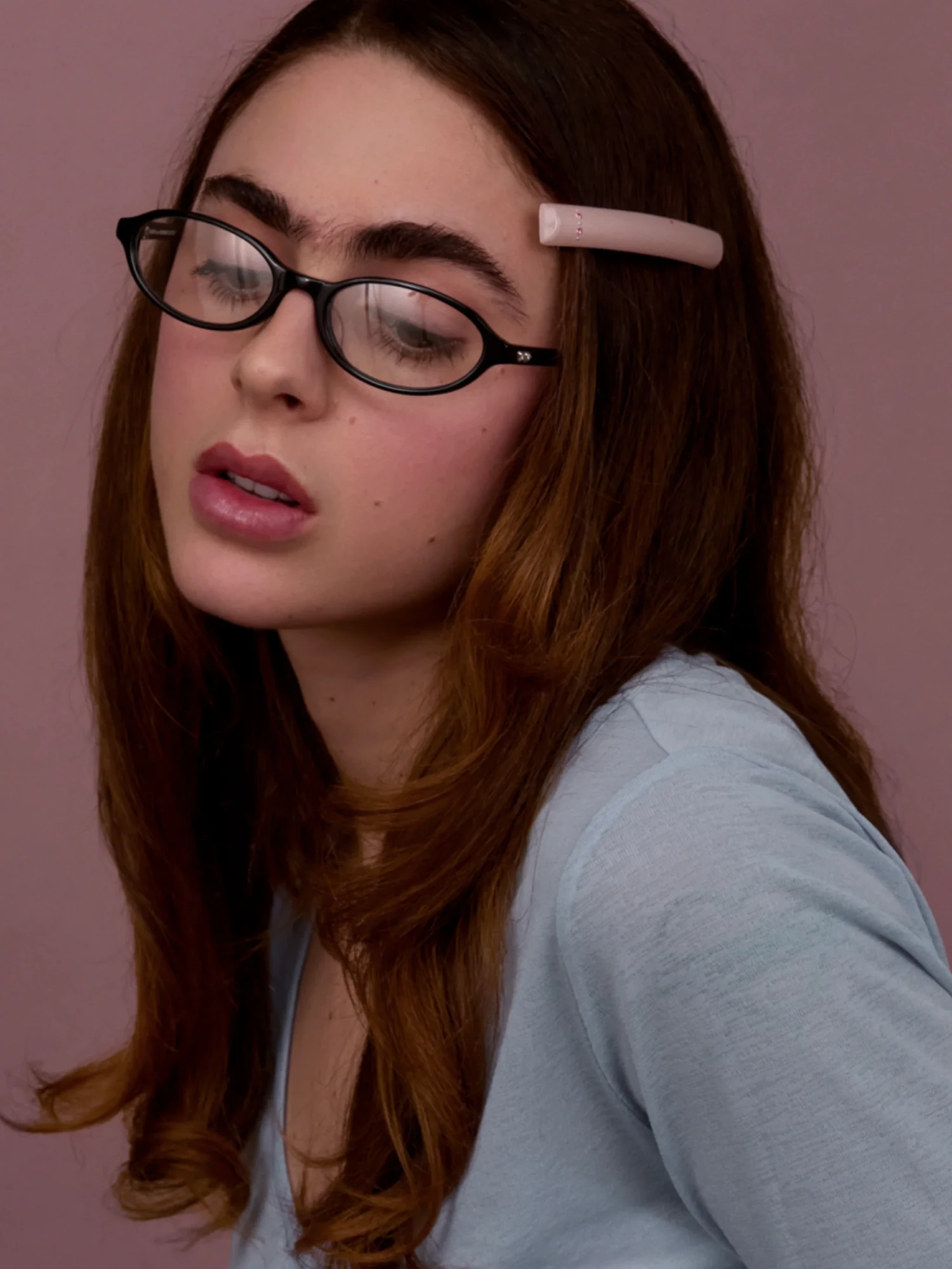 Очки Bonnie Clyde Baby Black & Clear Lens