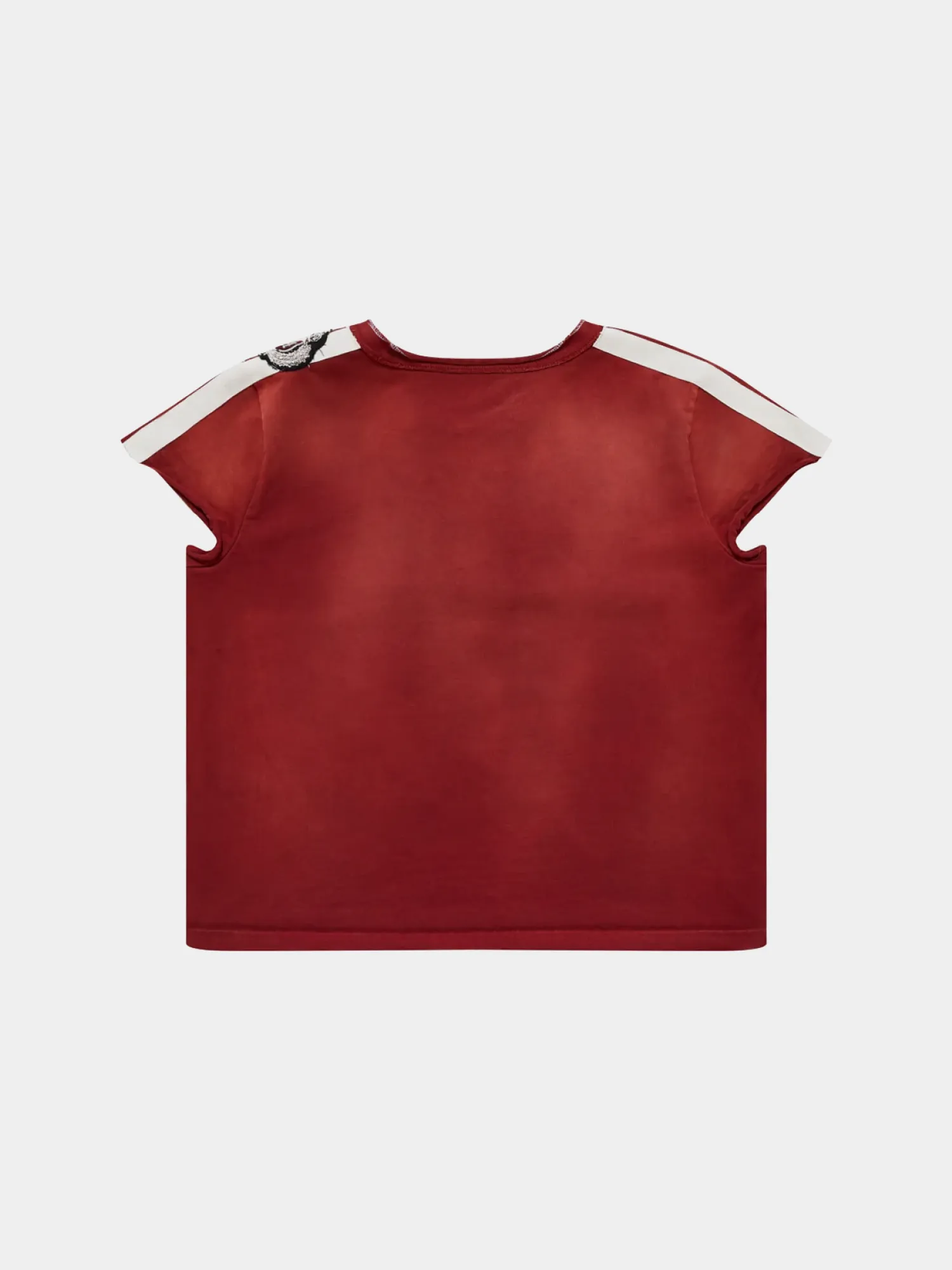 Футболка 424 Ribbed Baby Scallop Vintage Red