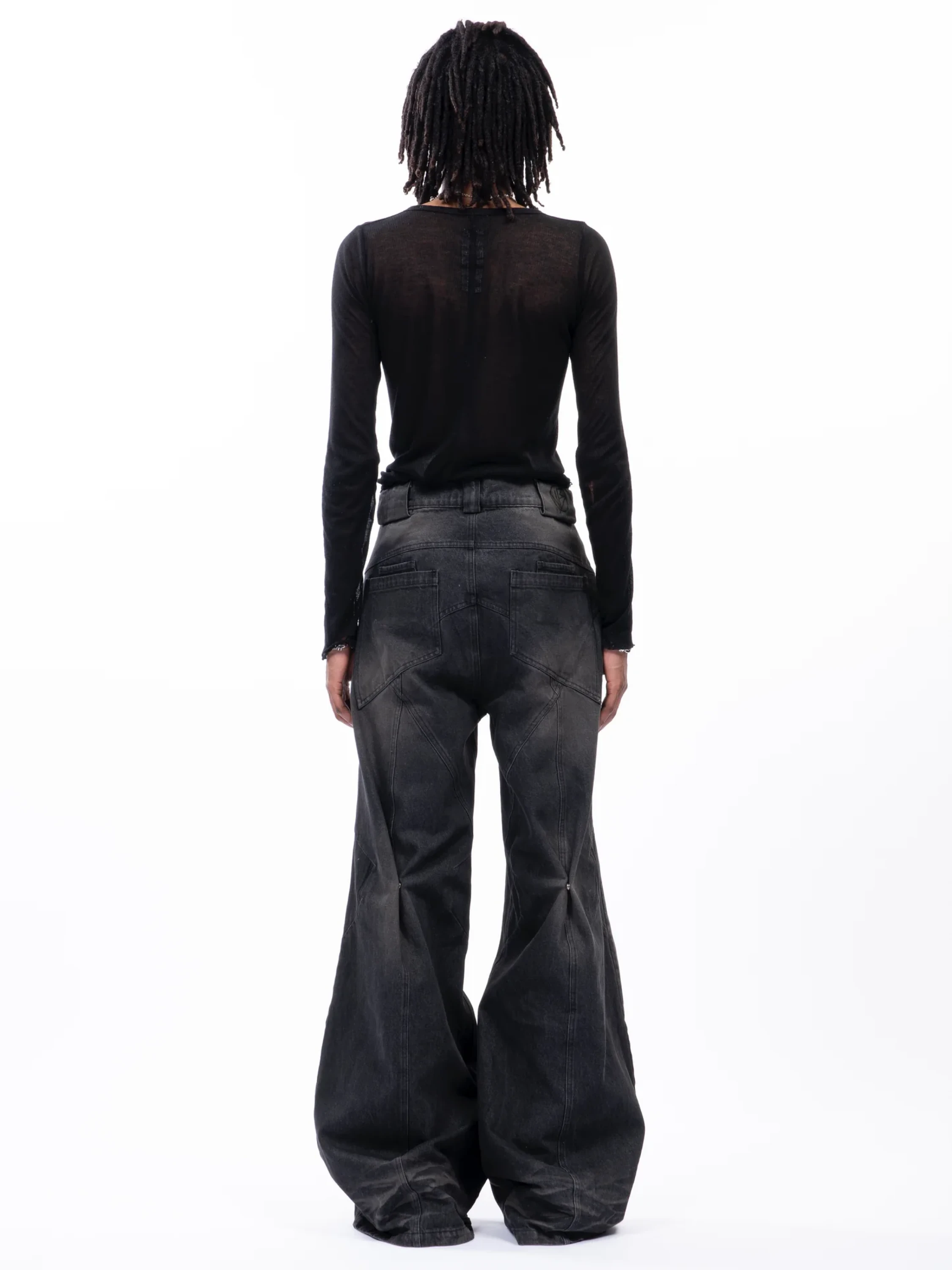 Джинсы NO/FAITH STUDIOS Sun Faded Dune Baggy Denim Джинсы в