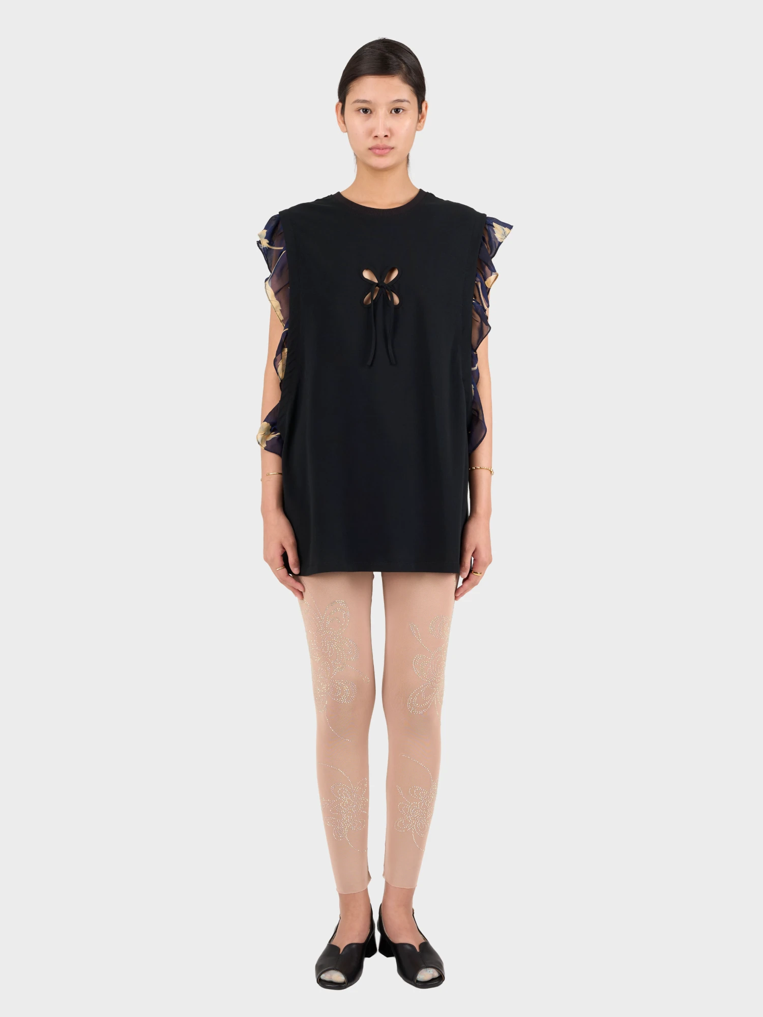 Женская футболка J.KIM Anechka Petal Black