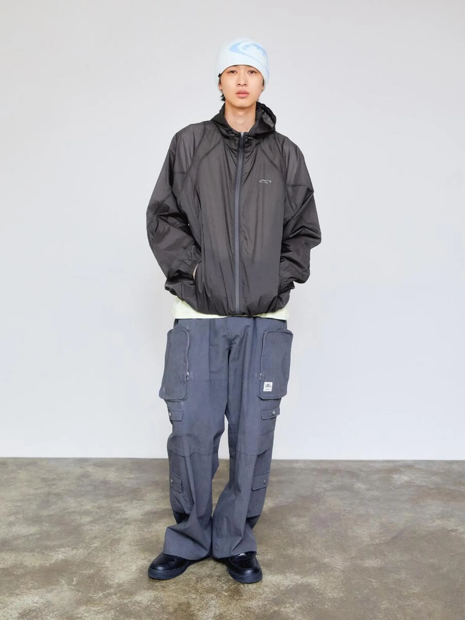Ветровка LMC Oval Globe Light Weight Jacket Charcoal