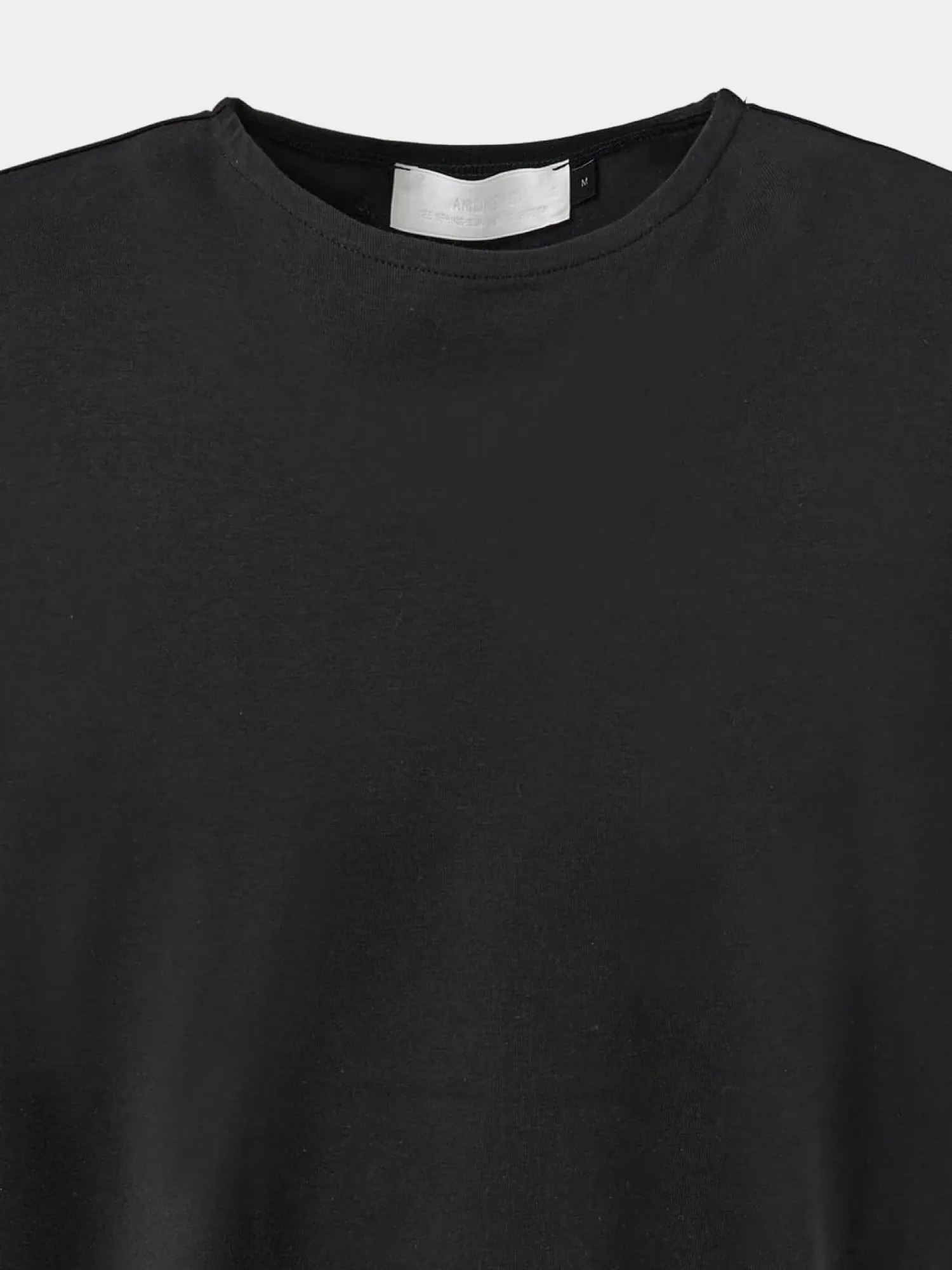 Футболка AMOMENTO Boat Neck T-Shirts Black