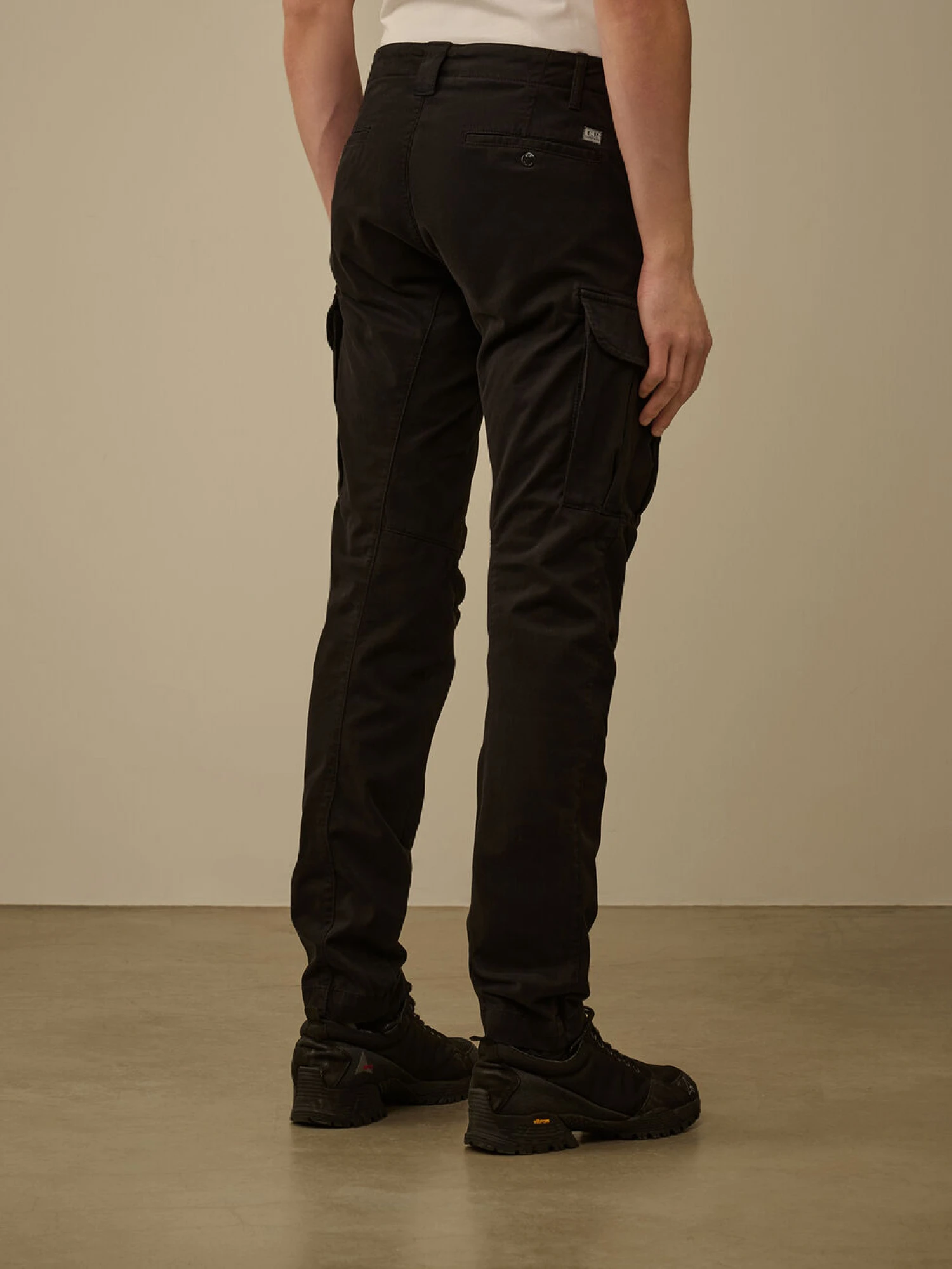 Брюки C.P. Company Stretch Sateen Cargo Lens Black